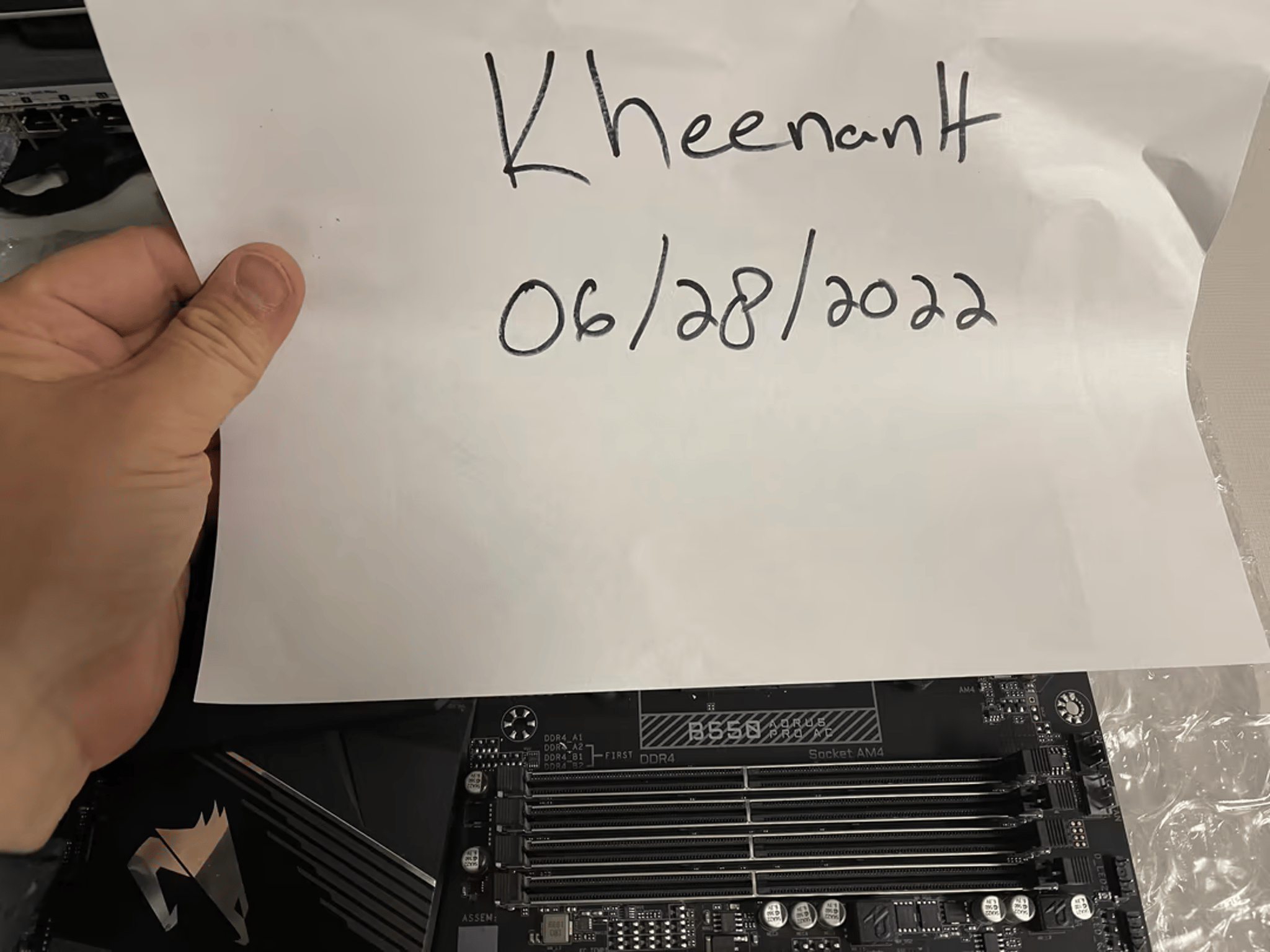 GIGABYTE B550 AORUS PRO AC AM4 AMD B550 ATX