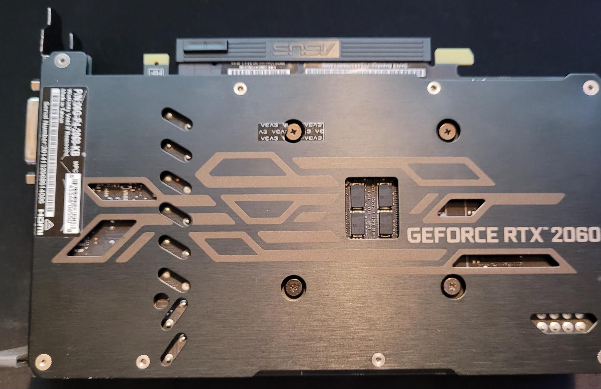 EVGA Nvidia RTX 2060 KO Edition | 6GB DDR6, HDMI, Display Port and DVI Ports