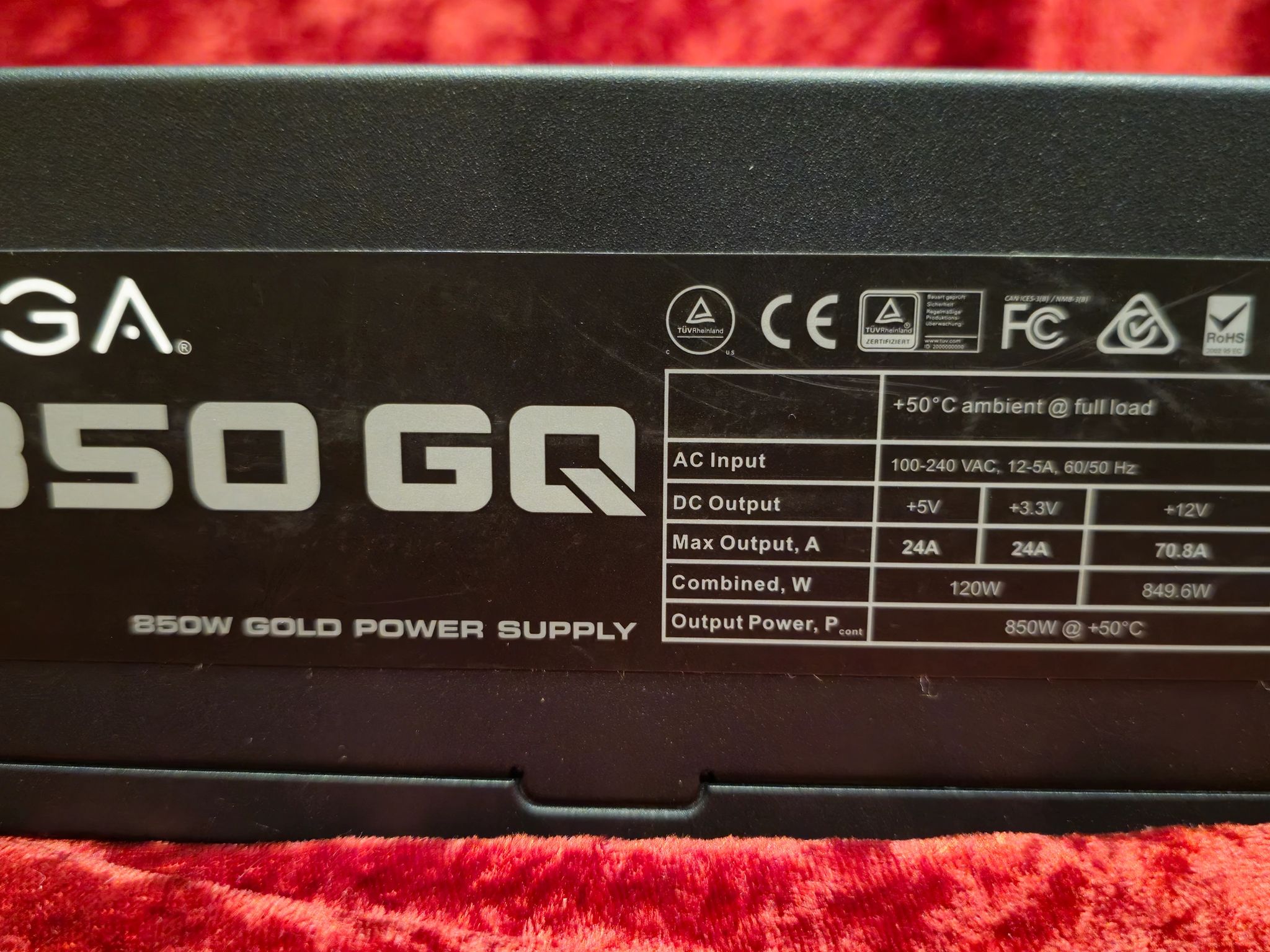 EVGA 850 GQ Semi-Modular