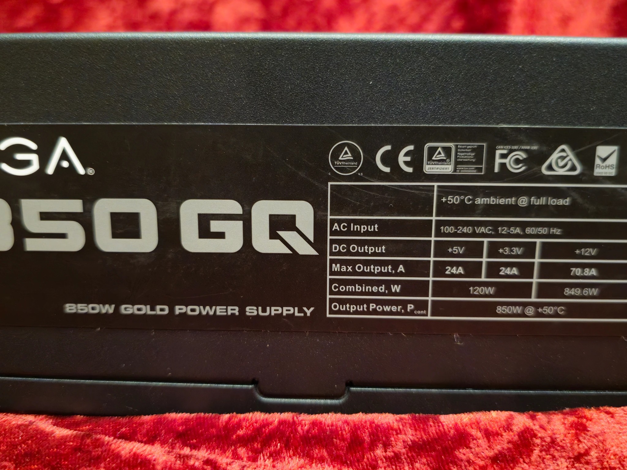 EVGA 850 GQ Semi-Modular