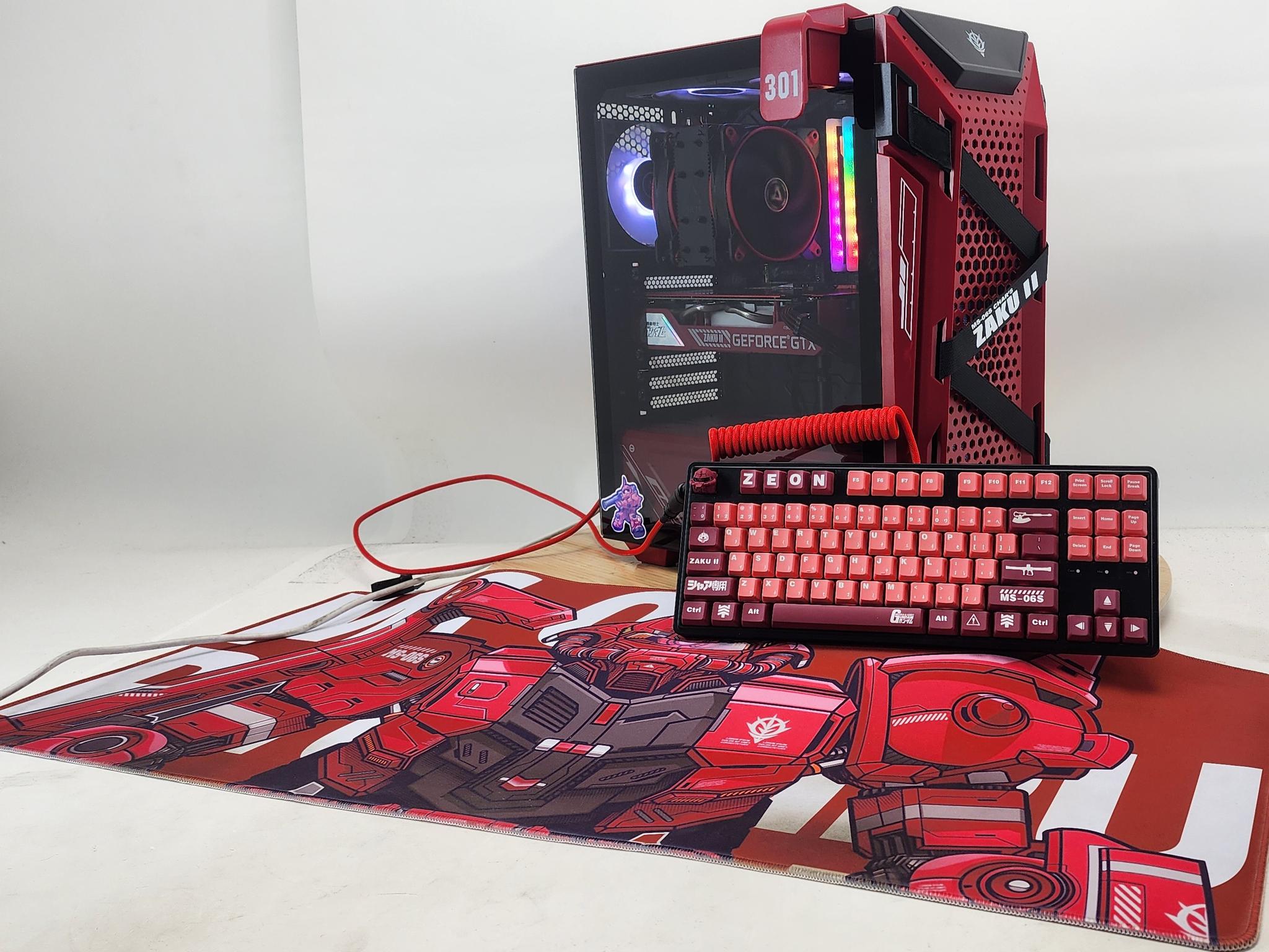 Gaming PC Ryzen 7 5700  32GB RAM 1TB SSD GTX 1660 SUPER 6GB Win 11 Zaku Gundam
