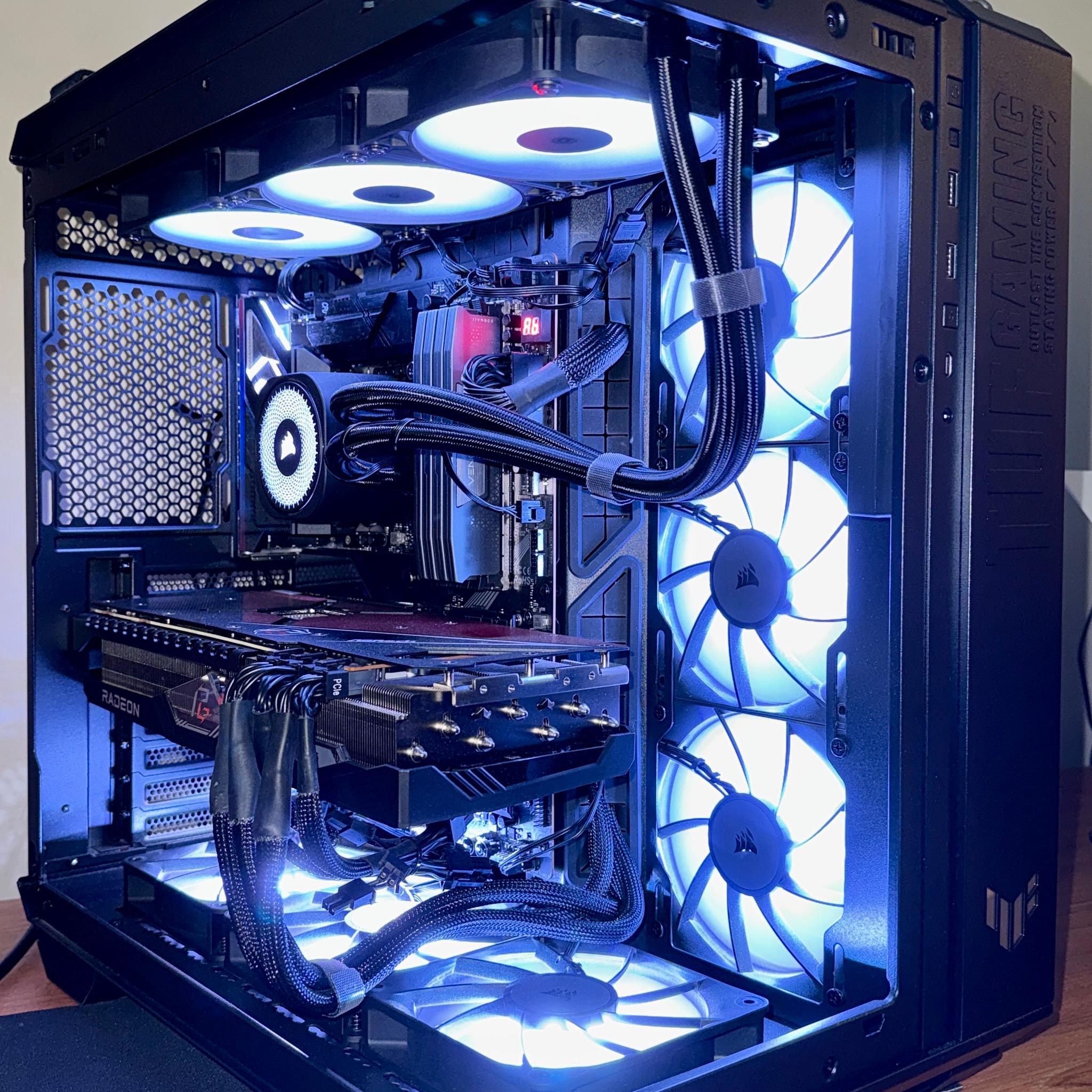 Custom Built AMD GPU Intel CPU Gaming PC