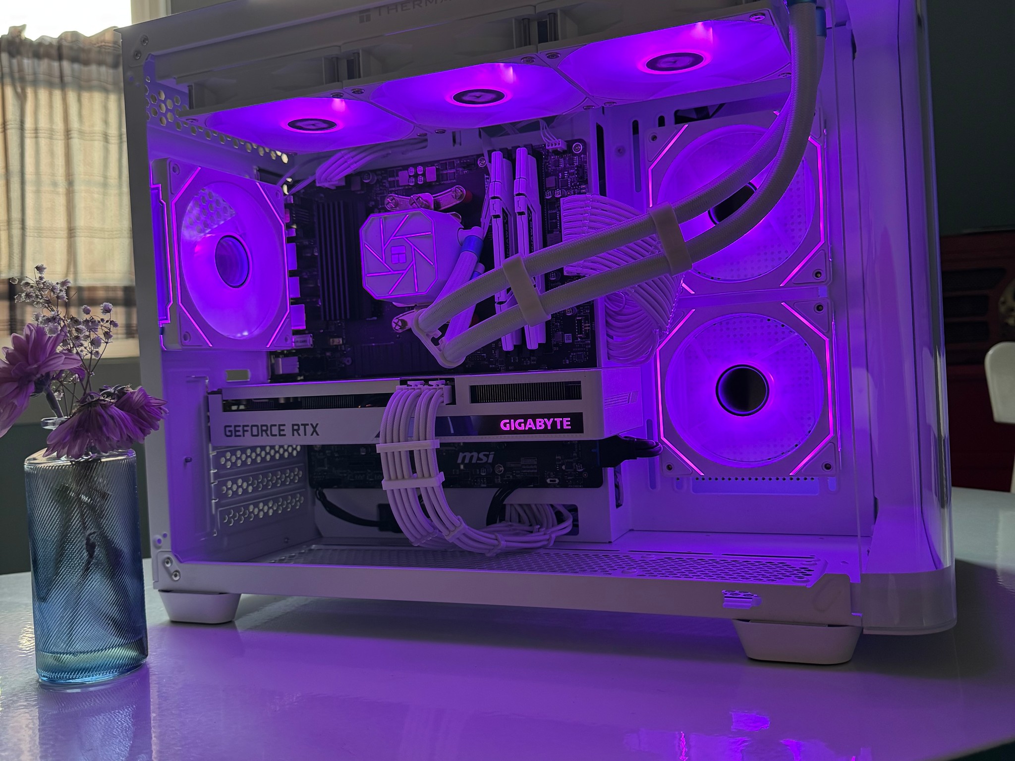 White Nova | Custom Gaming PC | 3060 TI - R5  5600G - 32GB Ram - 1 TB Nvme