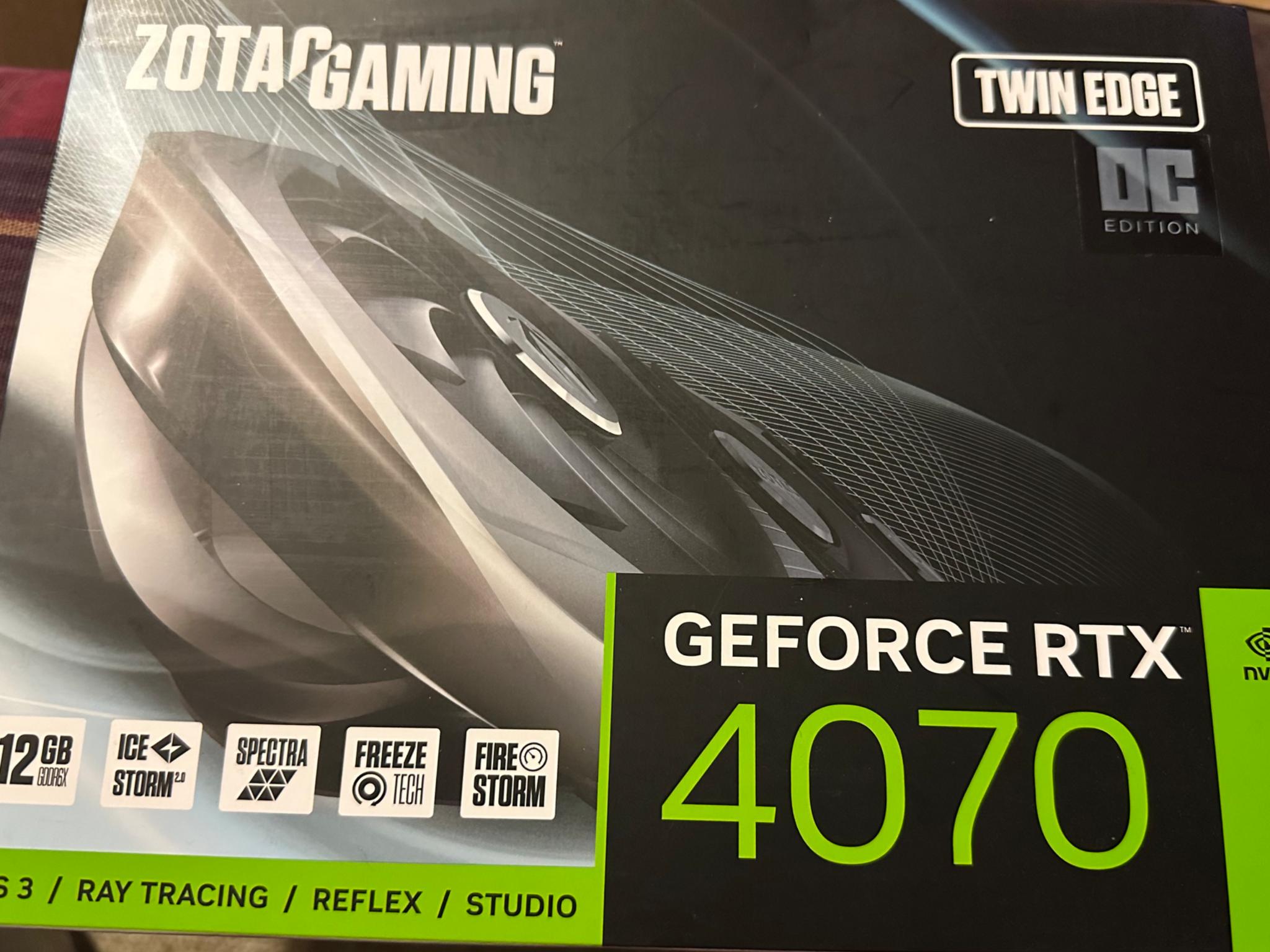 Zotac Gaming 4070 Twin Edge OC Edition