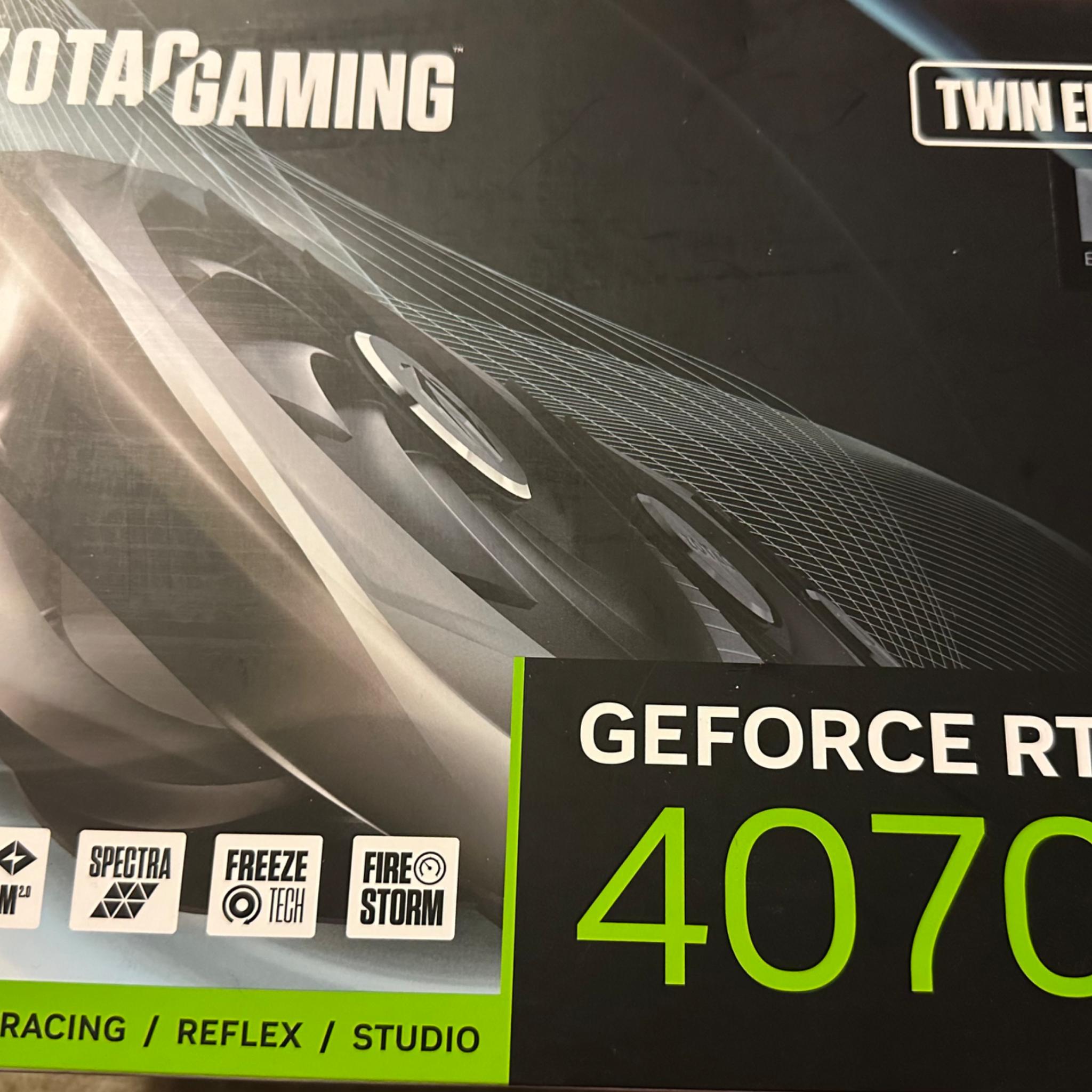 Zotac Gaming 4070 Twin Edge OC Edition