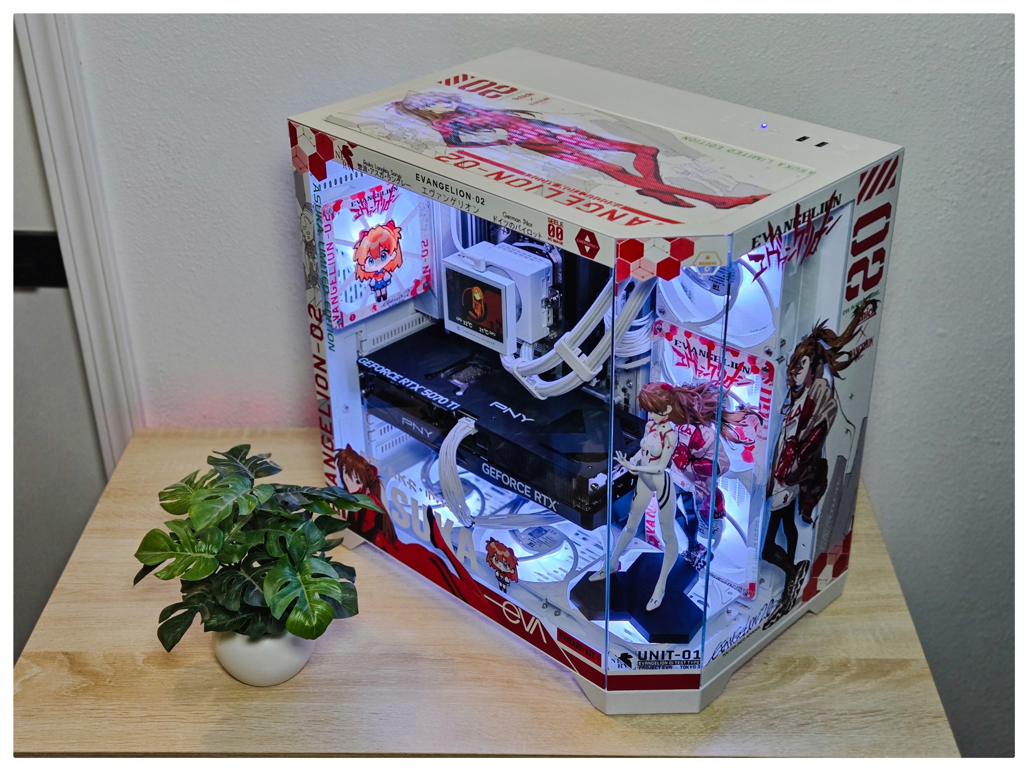 RTX 5070 Ti | Ryzen 9800X3D | Asuka Langley Gaming PC