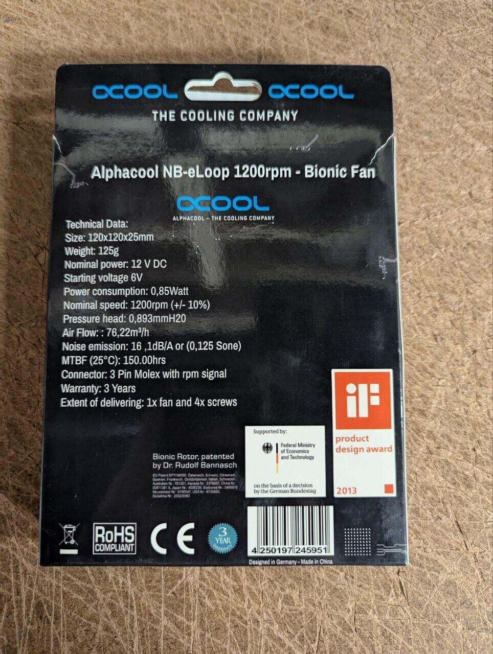Alphacool NB-eLoop 1200 RPM - (120x120x25mm)