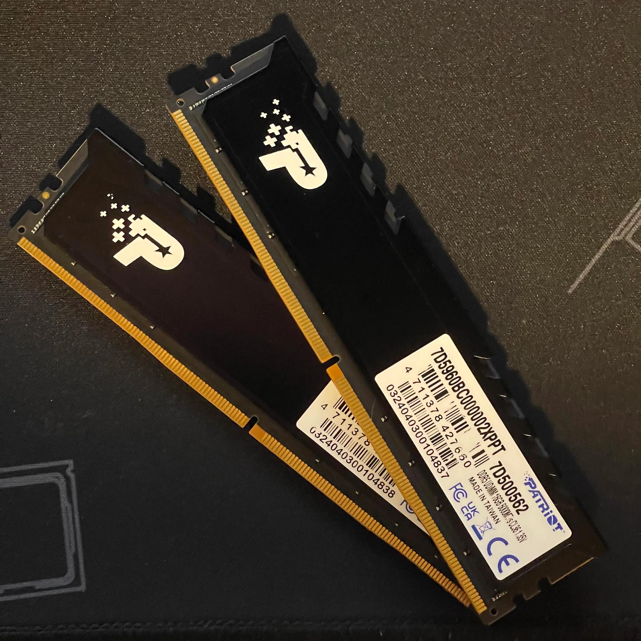 Patriot Signature DDR5 6000 CL36 32GB (2x16GB) - Black