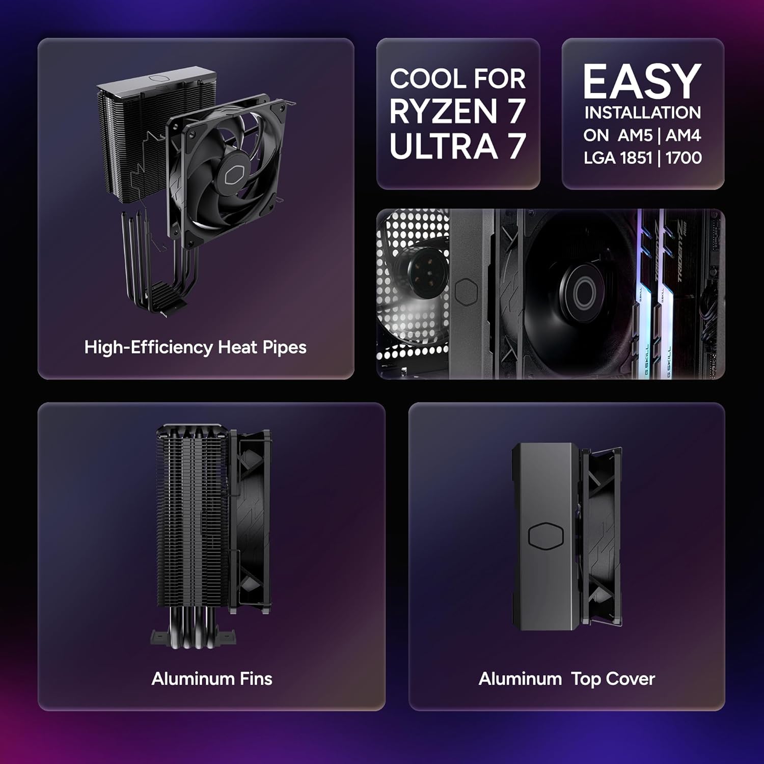 Cooler Master Hyper 212 Black Edition - Image 5