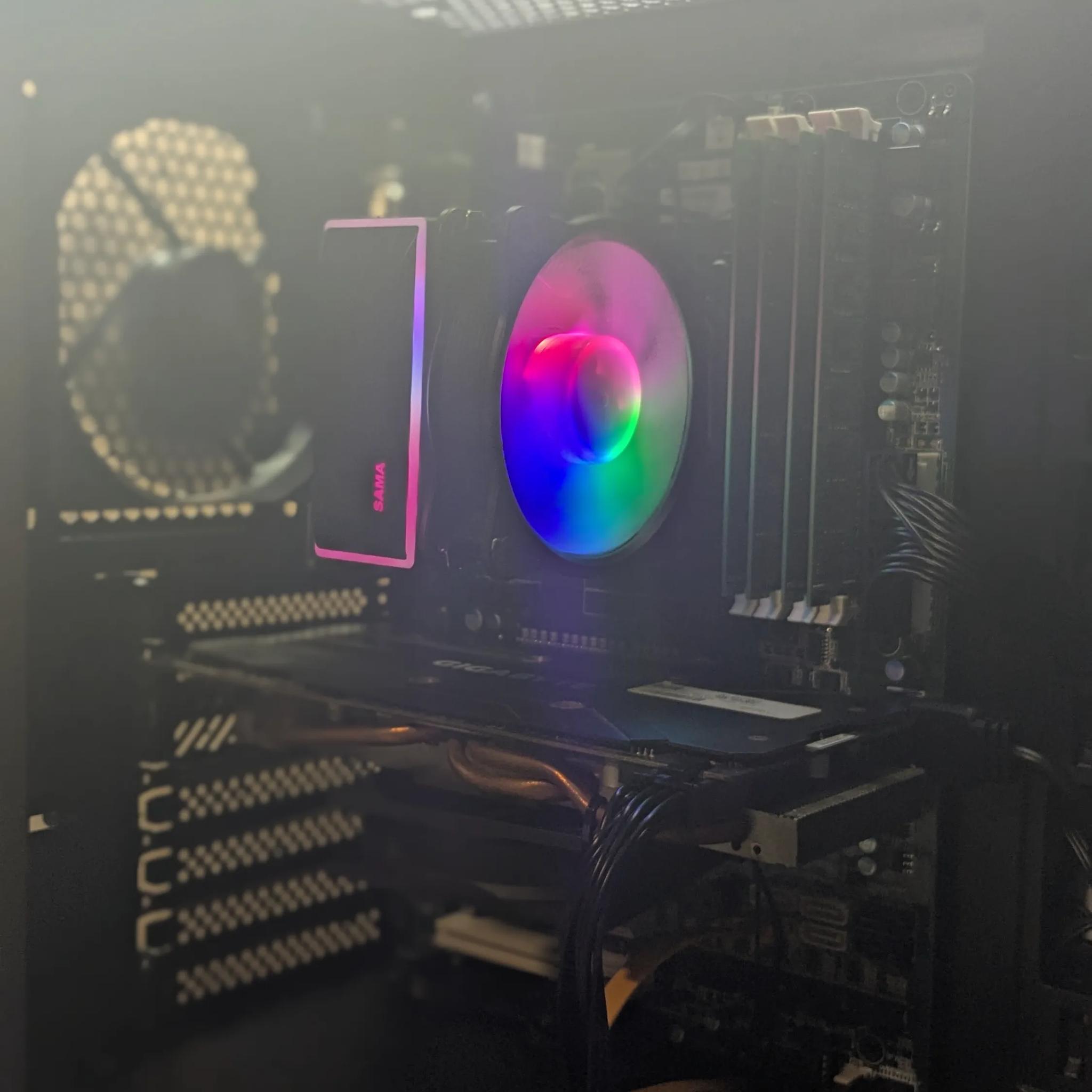 100 FPS Fortnite | 180 Day Warranty | i5-4570S, 16GB RAM, 480GB SSD, RX 480 4GB, RGB, Wifi, Win10