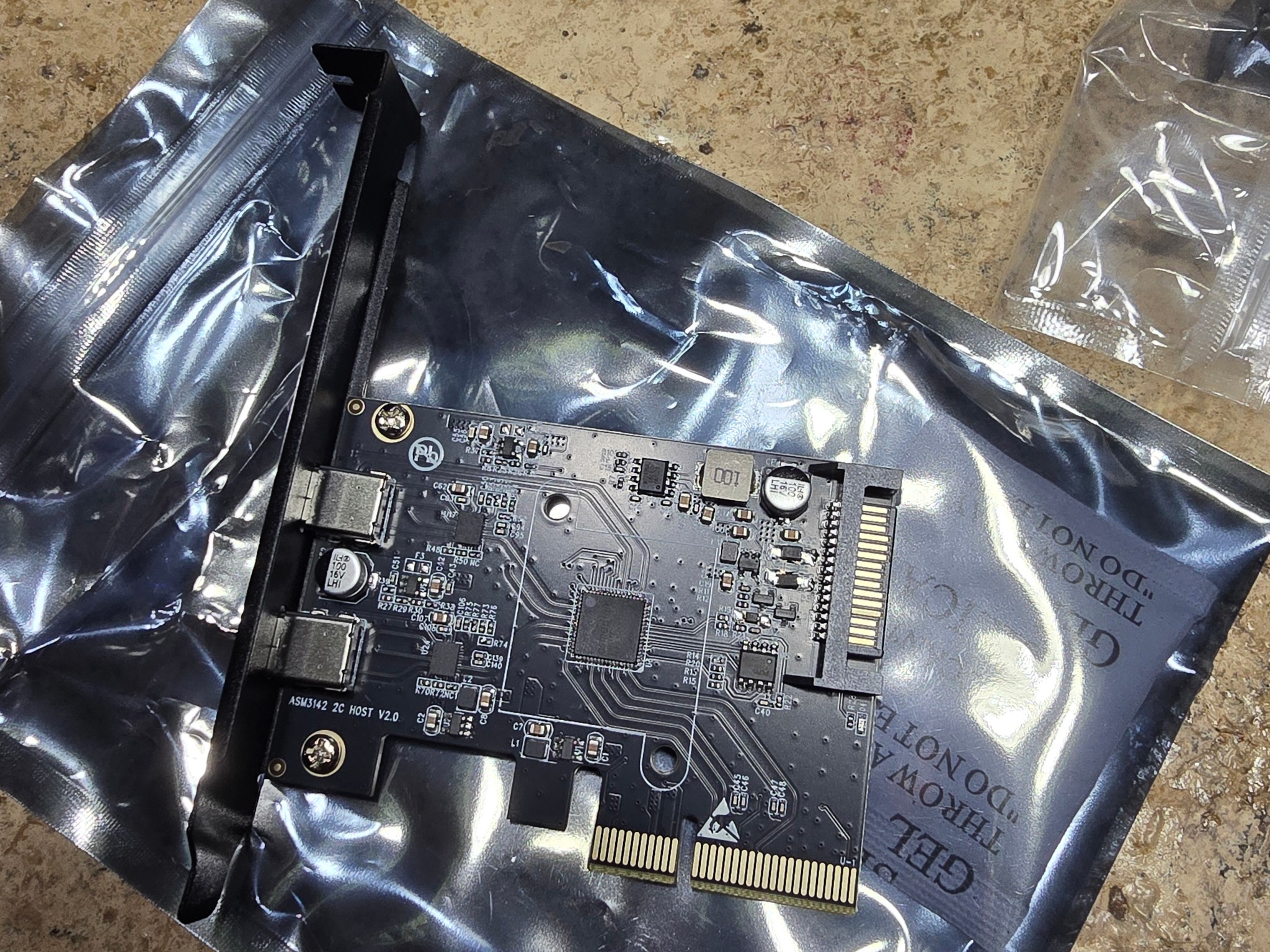 10Gbps PCIE USB C 3.2 Gen 2 Card 2-Port PCle to USB C Expansion Card PCI Express 3.0 x4 Adapter