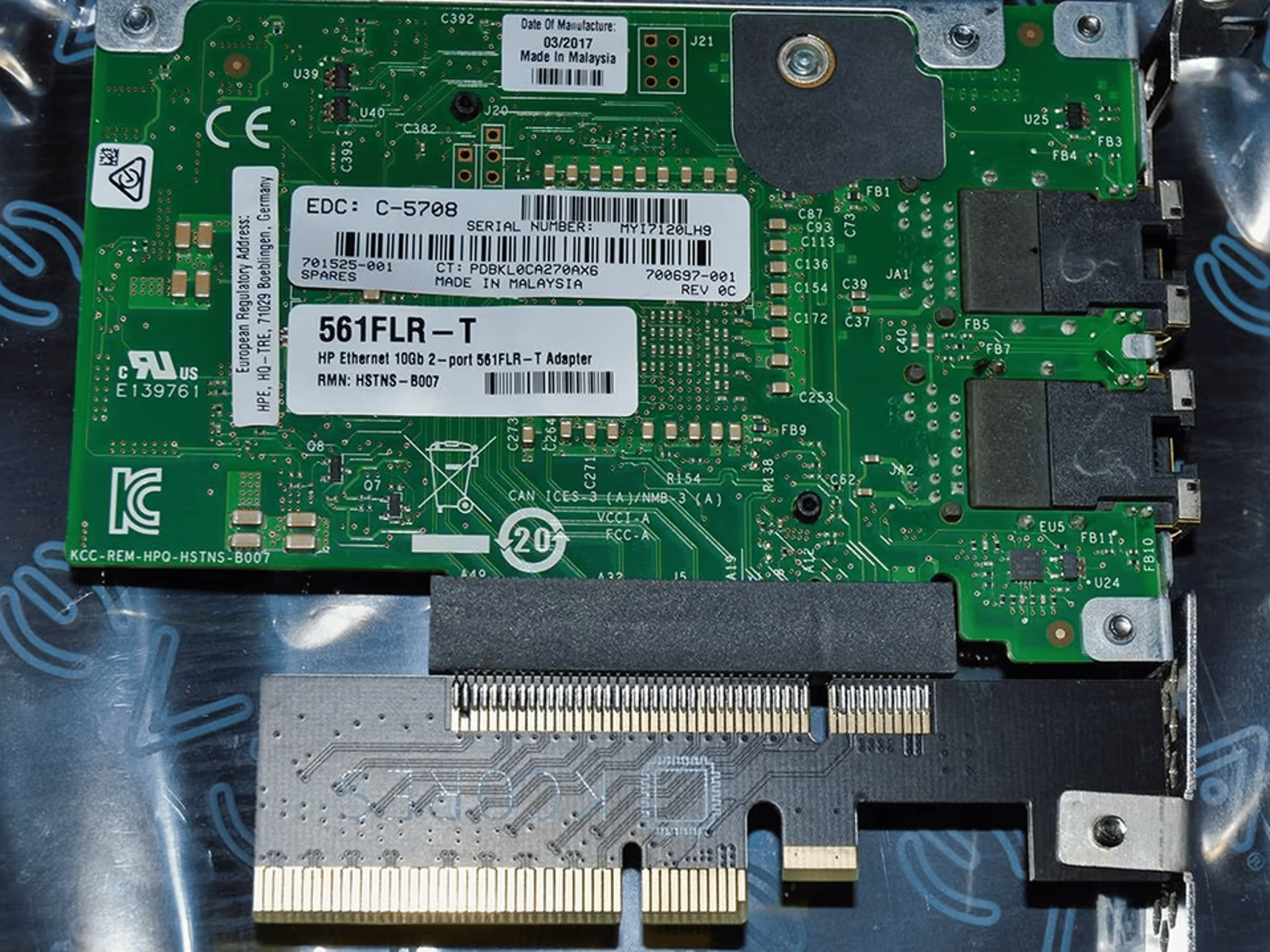 HP 10GB Ethernet with two ports