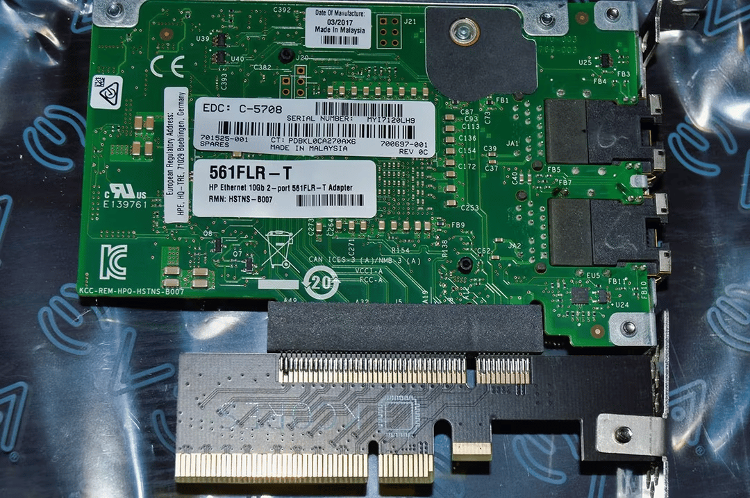 HP 10GB Ethernet with two ports