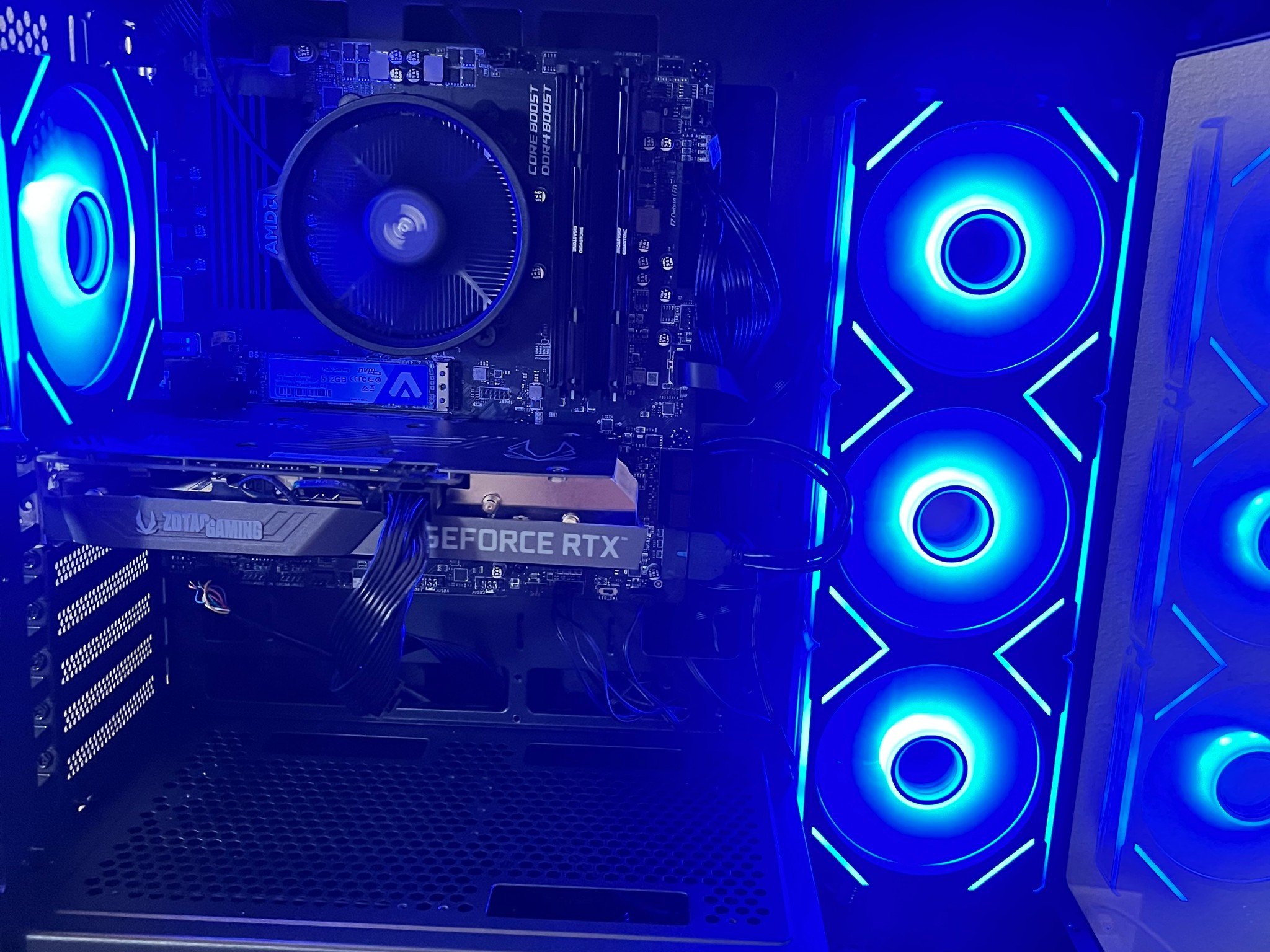 Gaming PC | Ryzen 5 5500 + RTX 3050 8GB | 16GB RAM | 512GB NVMe | Wi-Fi | Windows 11