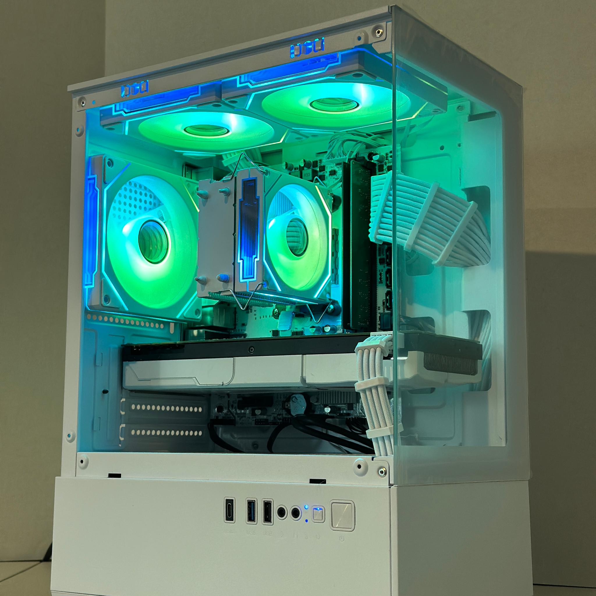 GTX 1080 | Ryzen 5 3500x | 16GB DDR4 | 1.26TB | Win 11 | Office 2024 | FREE SHIP | 1080p Gaming PC