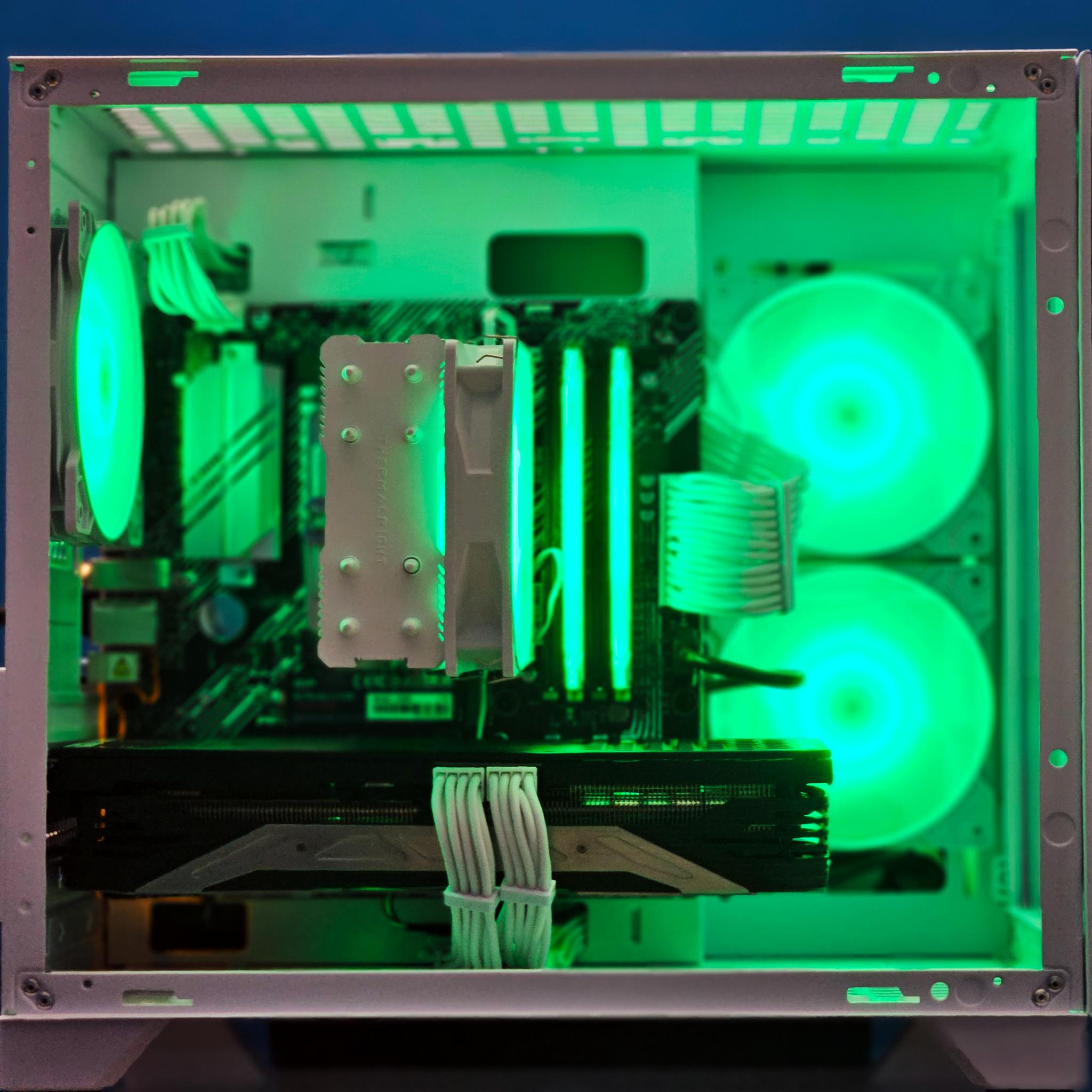 White 1440p Gaming PC |RTX 3070|Ryzen 5