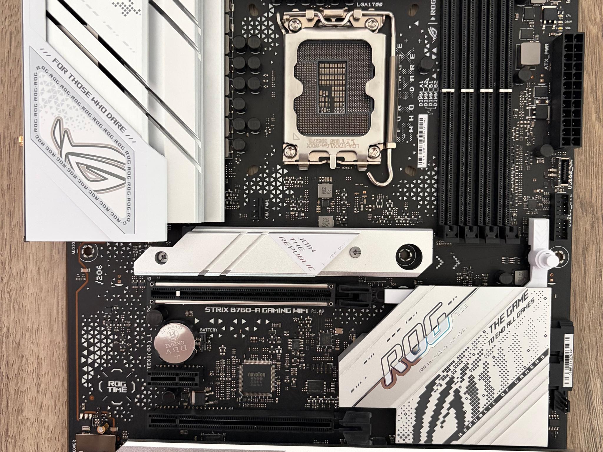 ASUS ROG STRIX B760-A GAMING WIFI ATX Motherboard Wi-Fi 6E LGA1700 HDMI