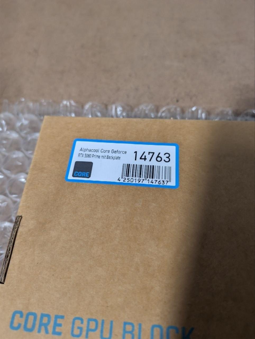 Alphacool Core Geforce RTX 5080/5070Ti Prime with Backplate (14763)