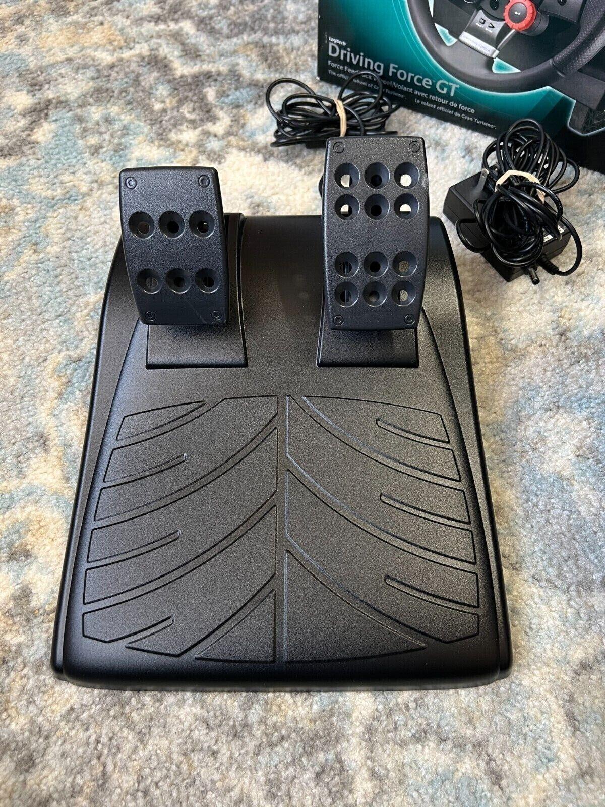 Logitech Driving Force GT Racing Wheel & Pedals w/ Original Box & Manuals