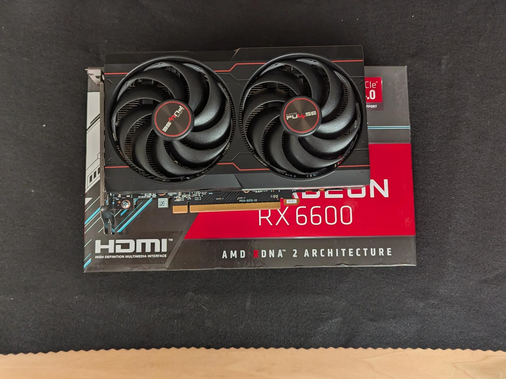 🔵 Sapphire Pulse RX 6600 – 1080p Gaming Performance | Cool & Efficient 🎮