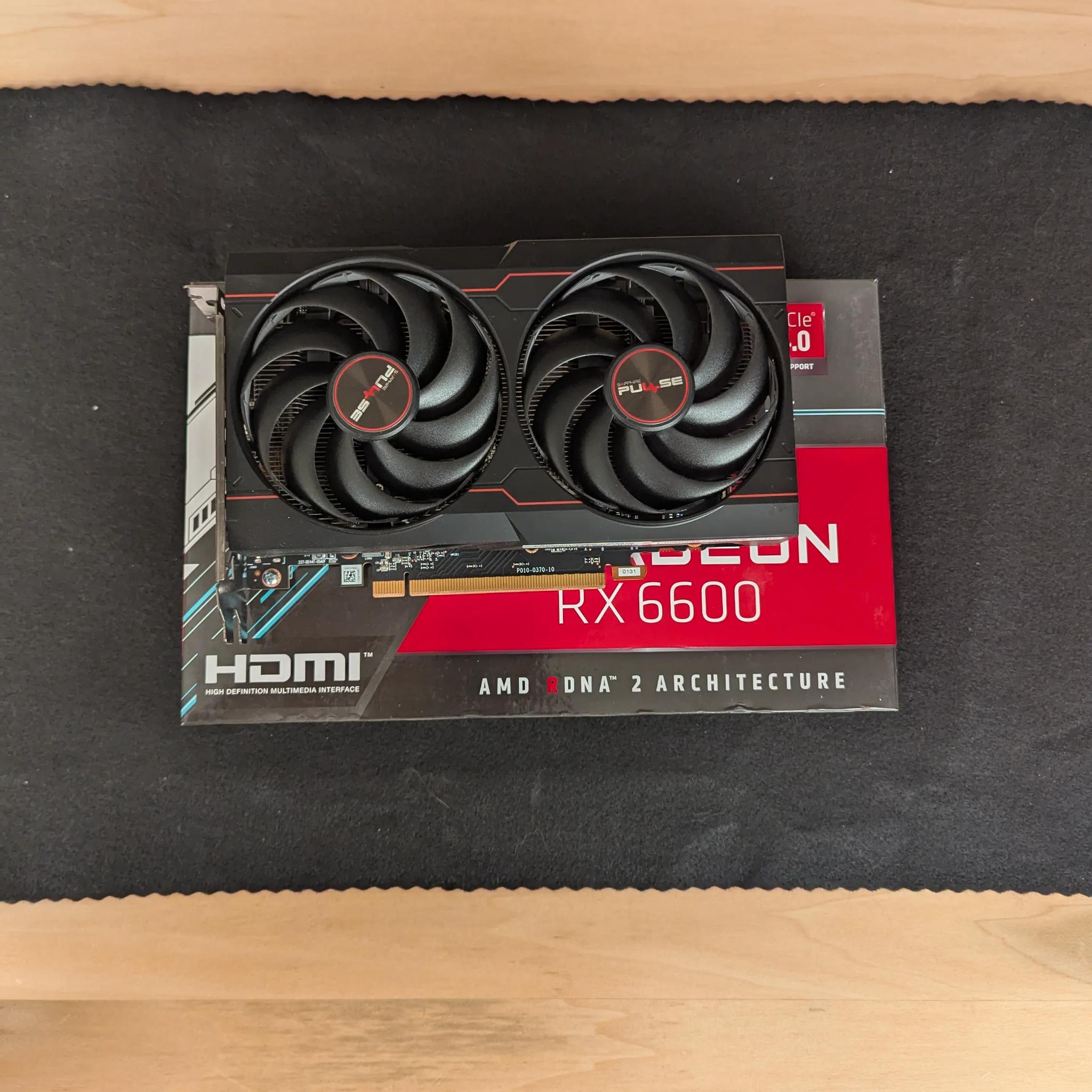 🔵 Sapphire Pulse RX 6600 – 1080p Gaming Performance | Cool & Efficient 🎮