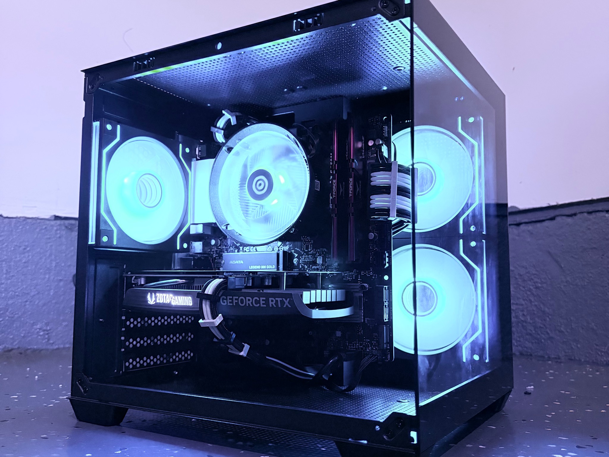 🔵"Azure Phantom"⚫️| 1080p Gaming | RTX 4060 | Ryzen 5 5500 | 32B Ram | 1TB NVMe Storage