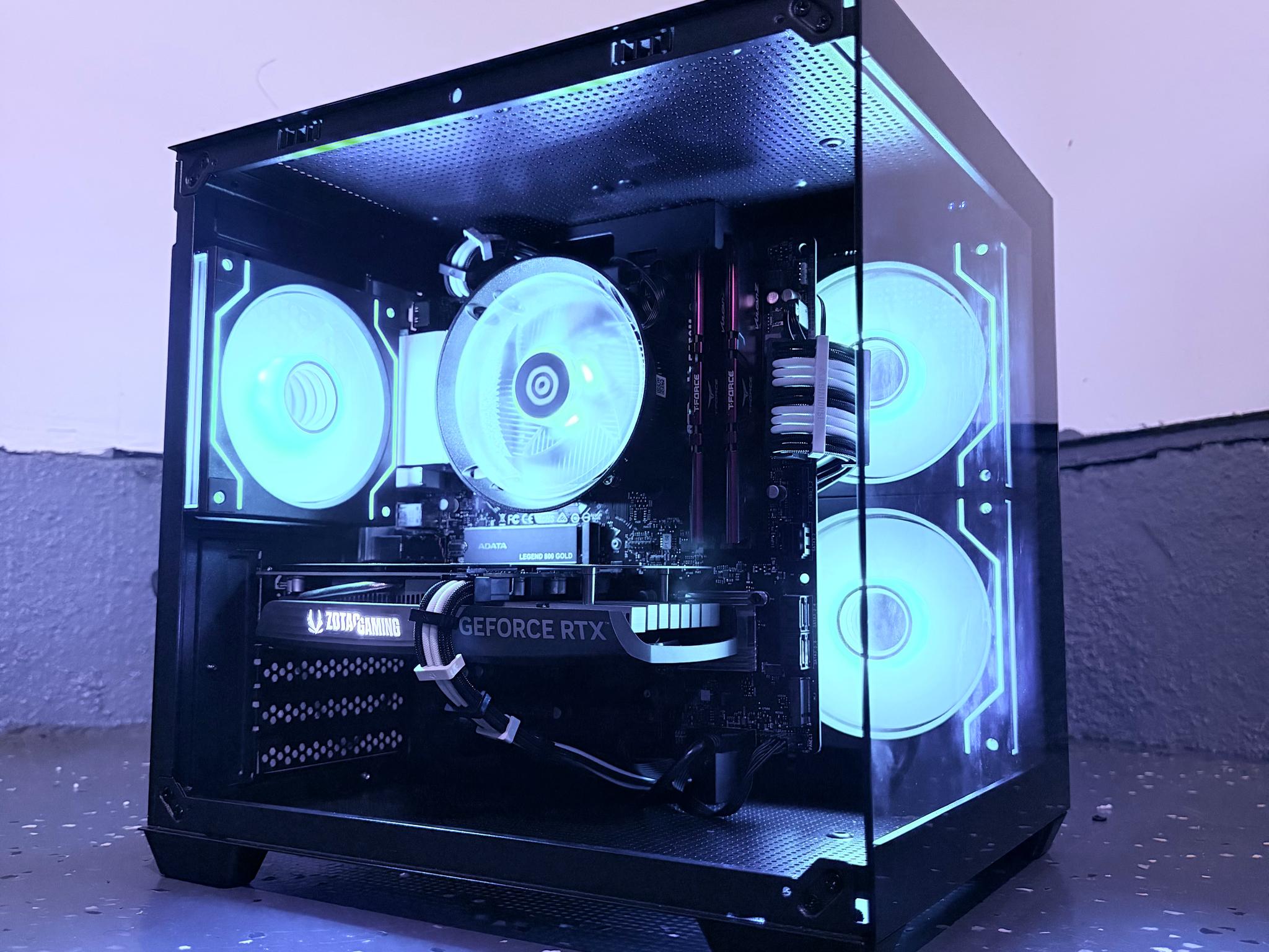 🔵"Azure Phantom"⚫️| 1080p Gaming | RTX 4060 | Ryzen 5 5500 | 32B Ram | 1TB NVMe Storage