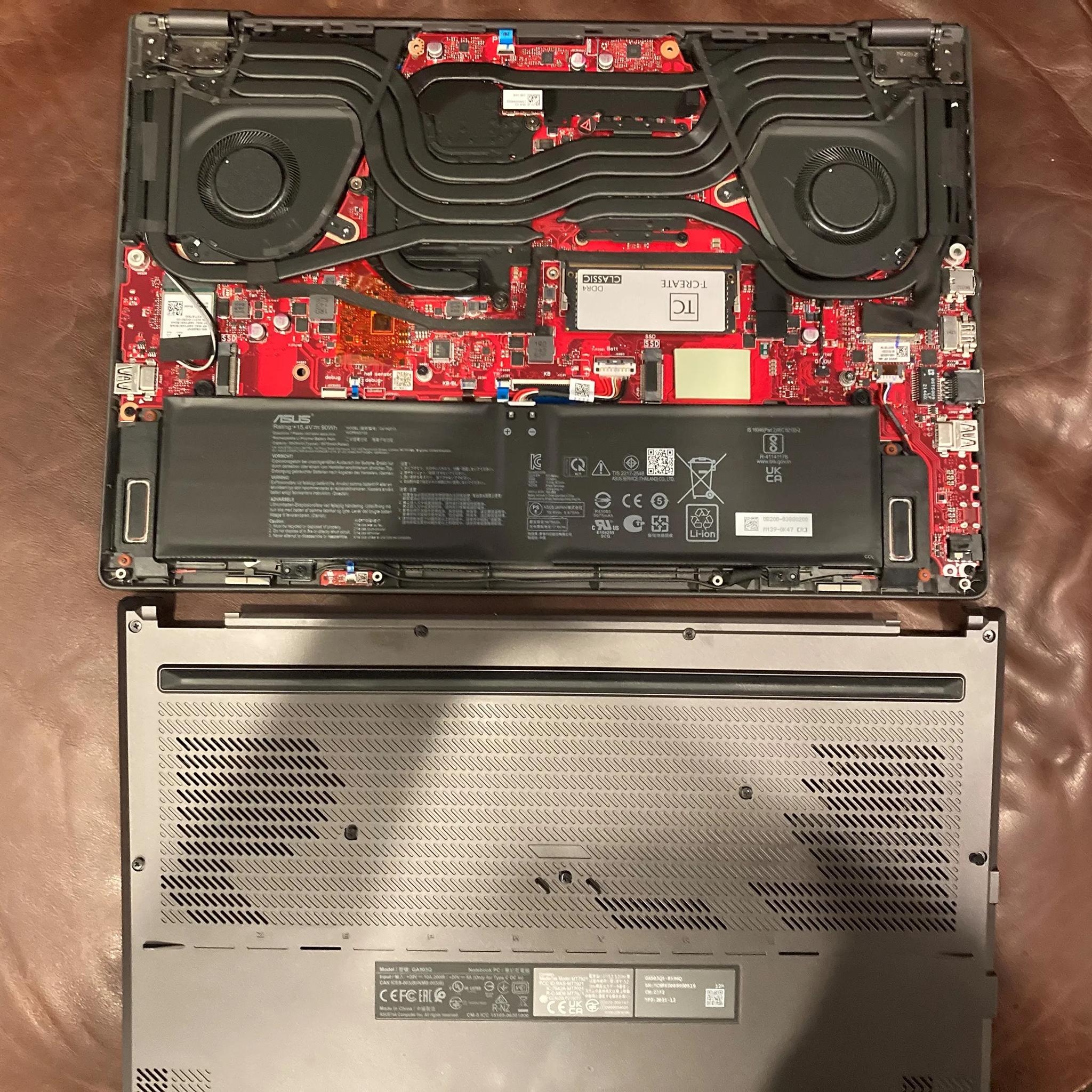 ASUS Zephyrus G15 Ryzen 9 5900HS, RTX 3080 8GB, 40GB RAM, New NVME SSD Included