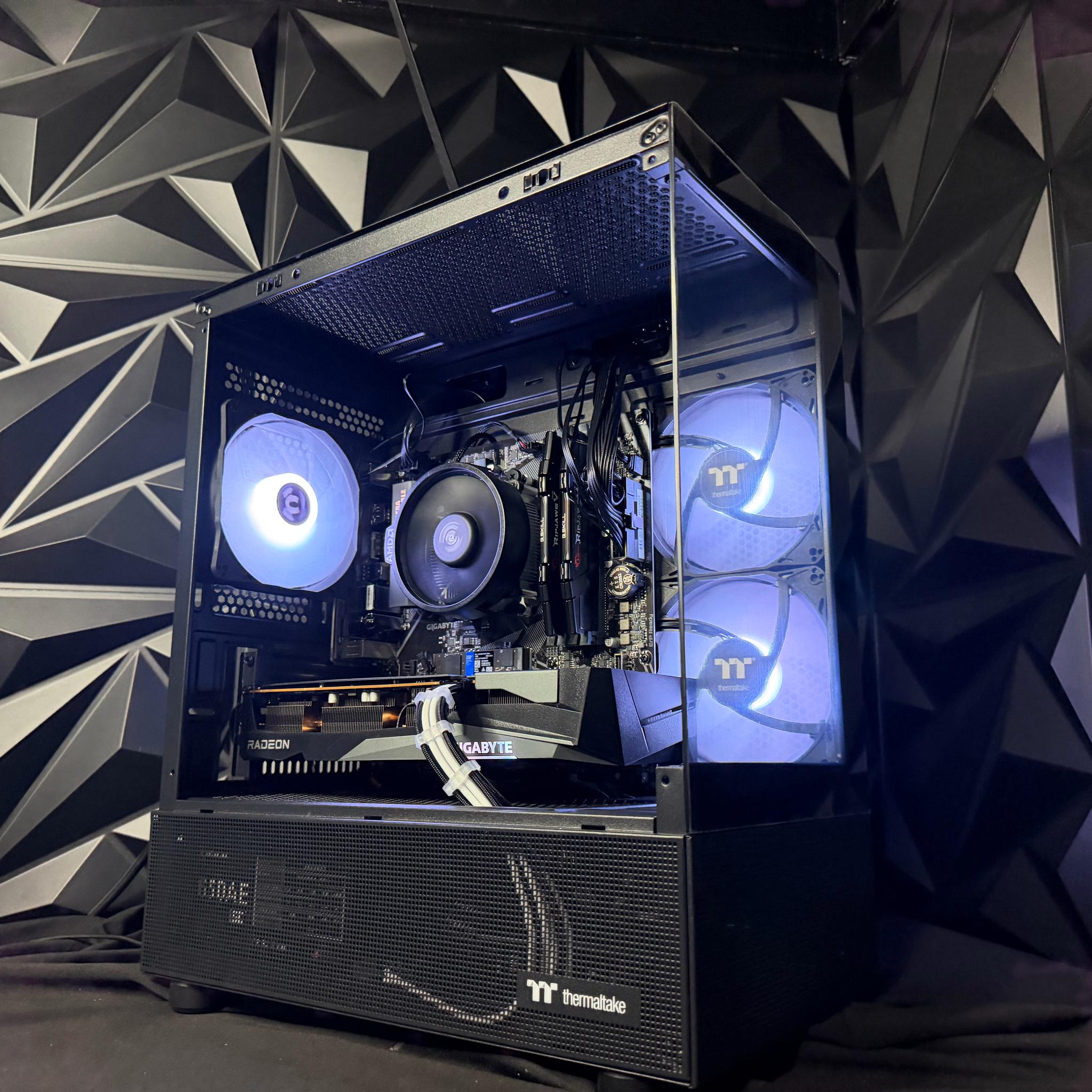🐑🖤 BLACK SHEEP 🖤🐑 Ryzen 5 5500| RX 7600| 16 GB DDR4| 1.25 TB NVMe| 650W PSU