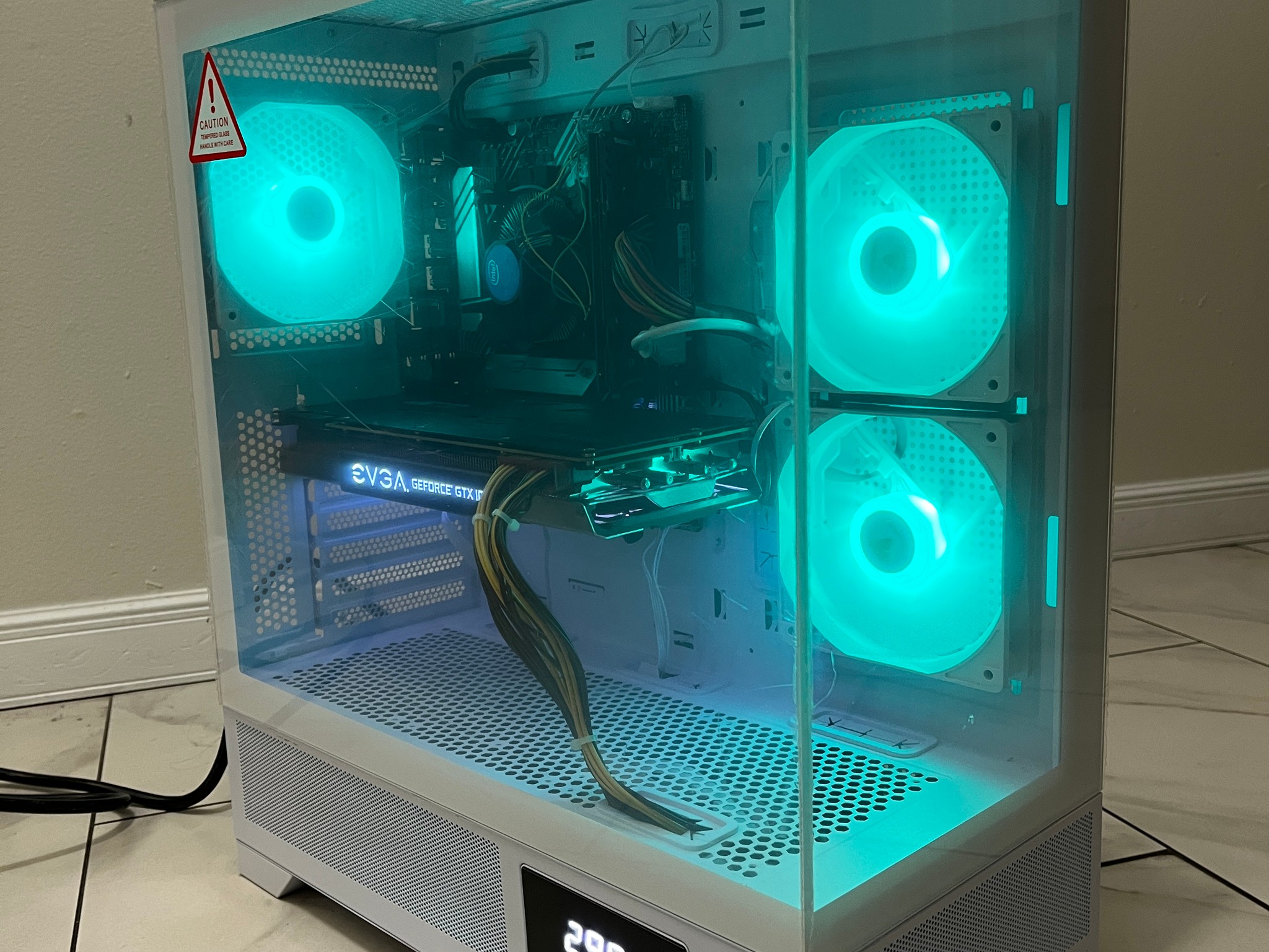 NVIDIA GTX 1080, Intel Core i3-10100, 16GB RAM, 1TB Storage, High FPS Gaming PC w/ Wi-Fi & BT