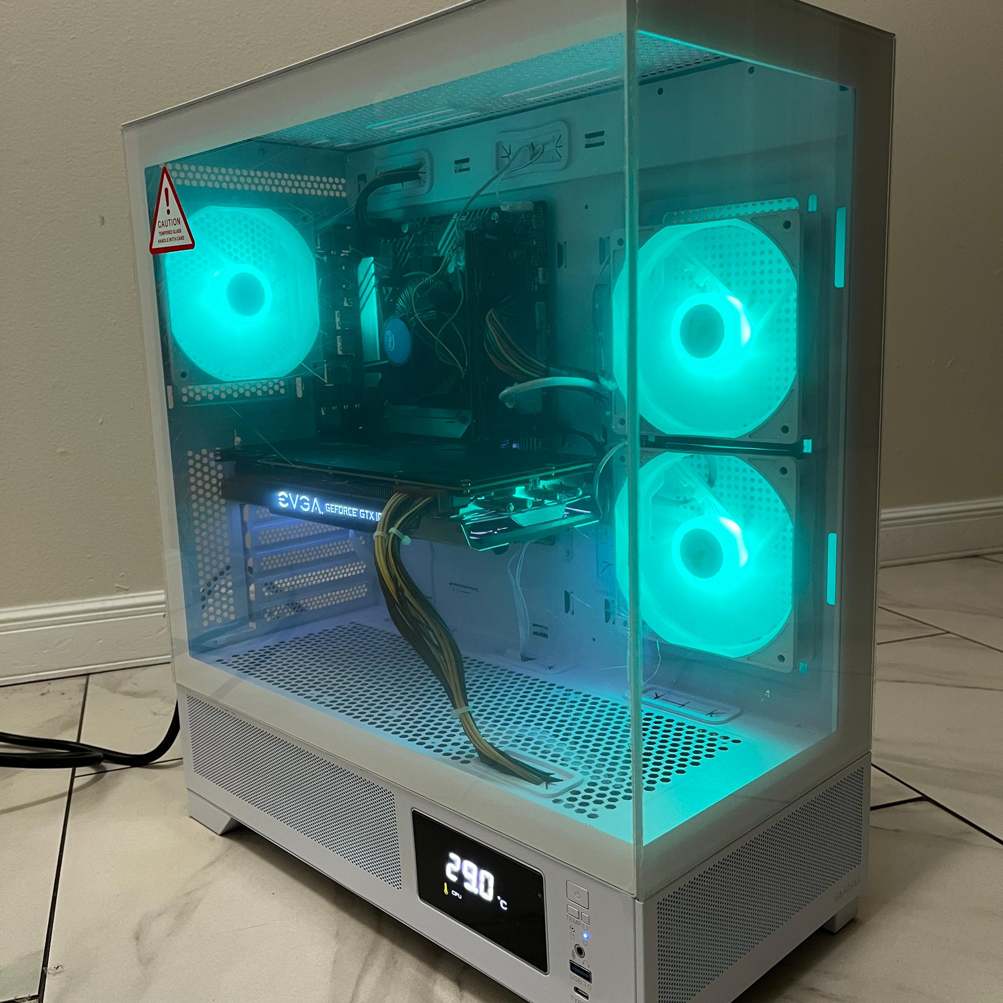 NVIDIA GTX 1080, Intel Core i3-10100, 16GB RAM, 1TB Storage, High FPS Gaming PC w/ Wi-Fi & BT