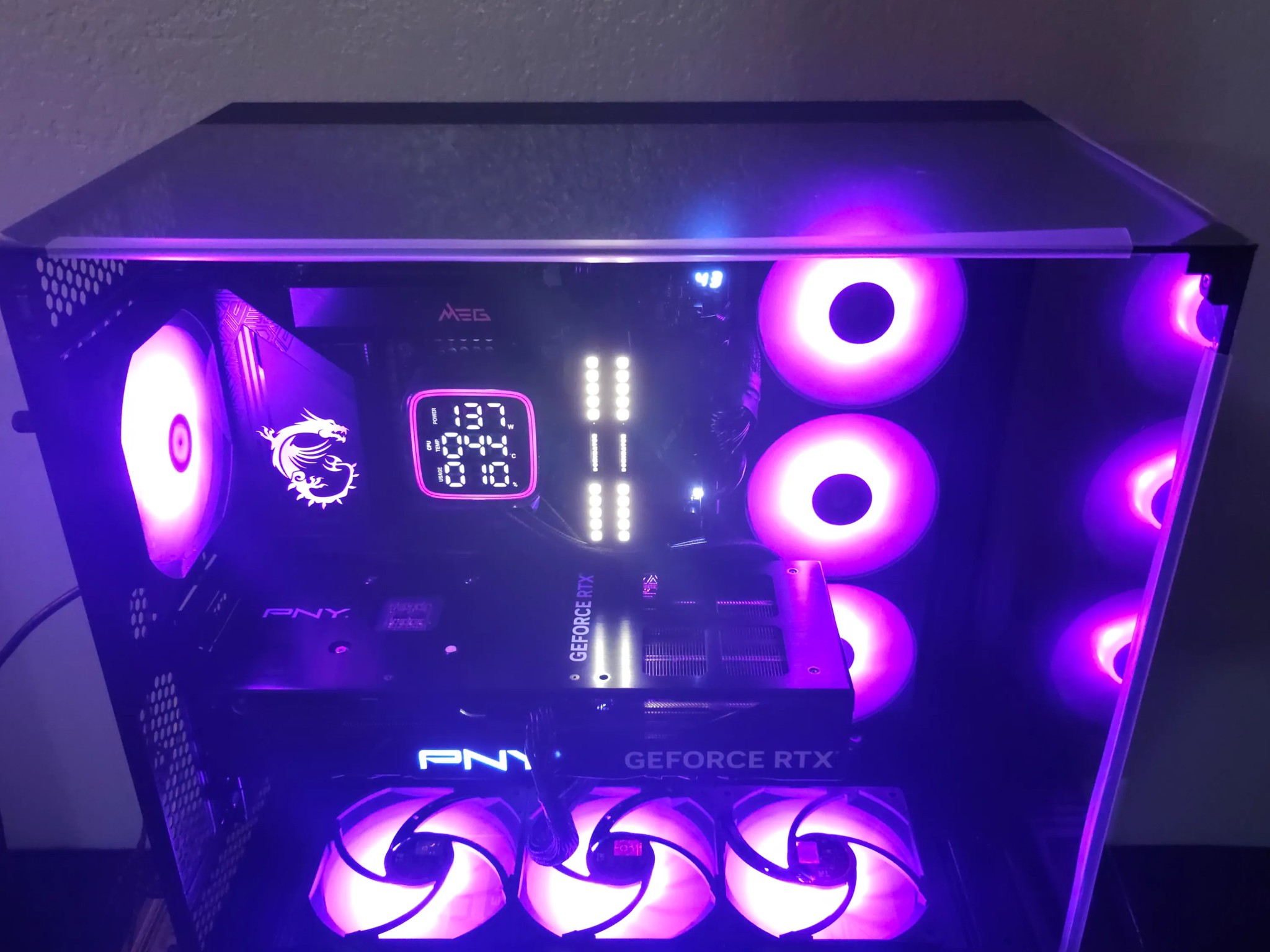 Intel i9 14900kf | PNY RTX 4080 | Msi Z790 Meg Ace | 2tb Nvme Ssd | 32gb ddr5 7200mhz | Psu 1000w