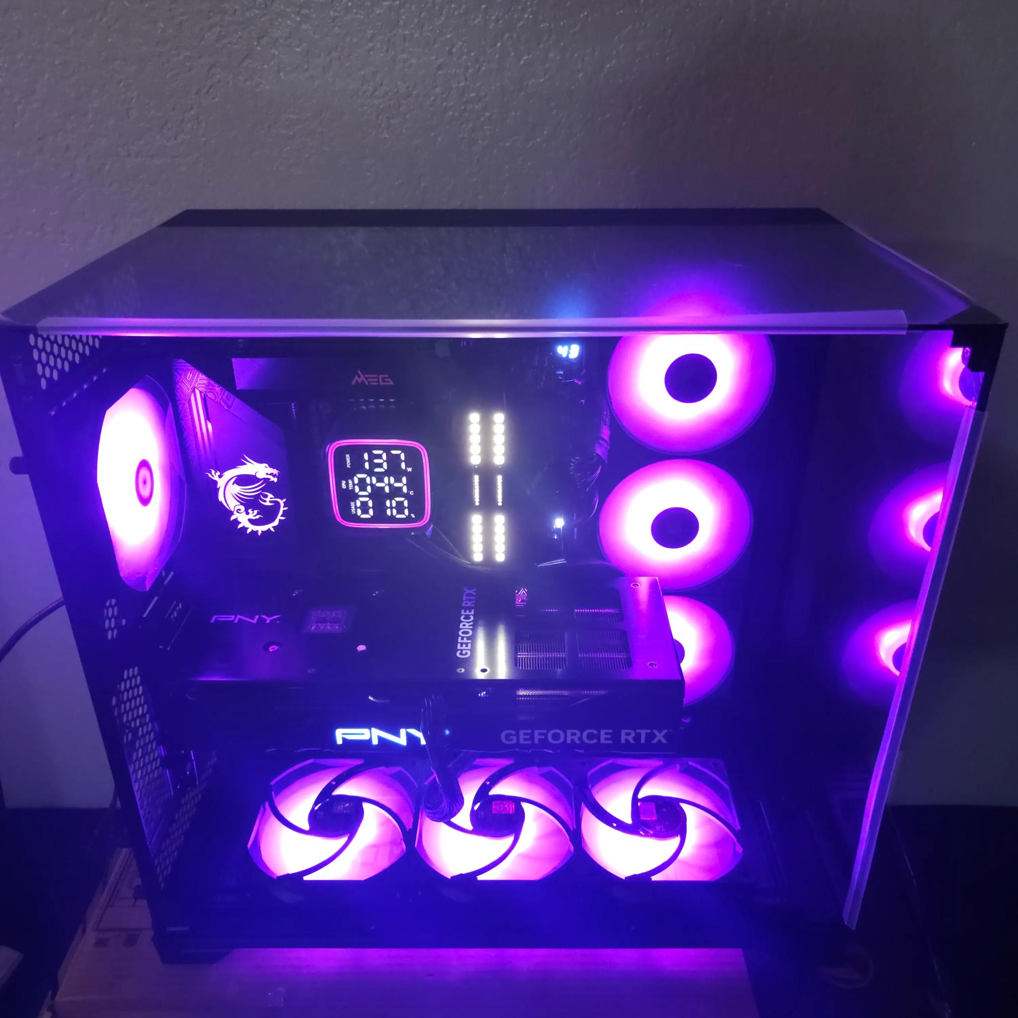 Intel i9 14900kf | PNY RTX 4080 | Msi Z790 Meg Ace | 2tb Nvme Ssd | 32gb ddr5 7200mhz | Psu 1000w