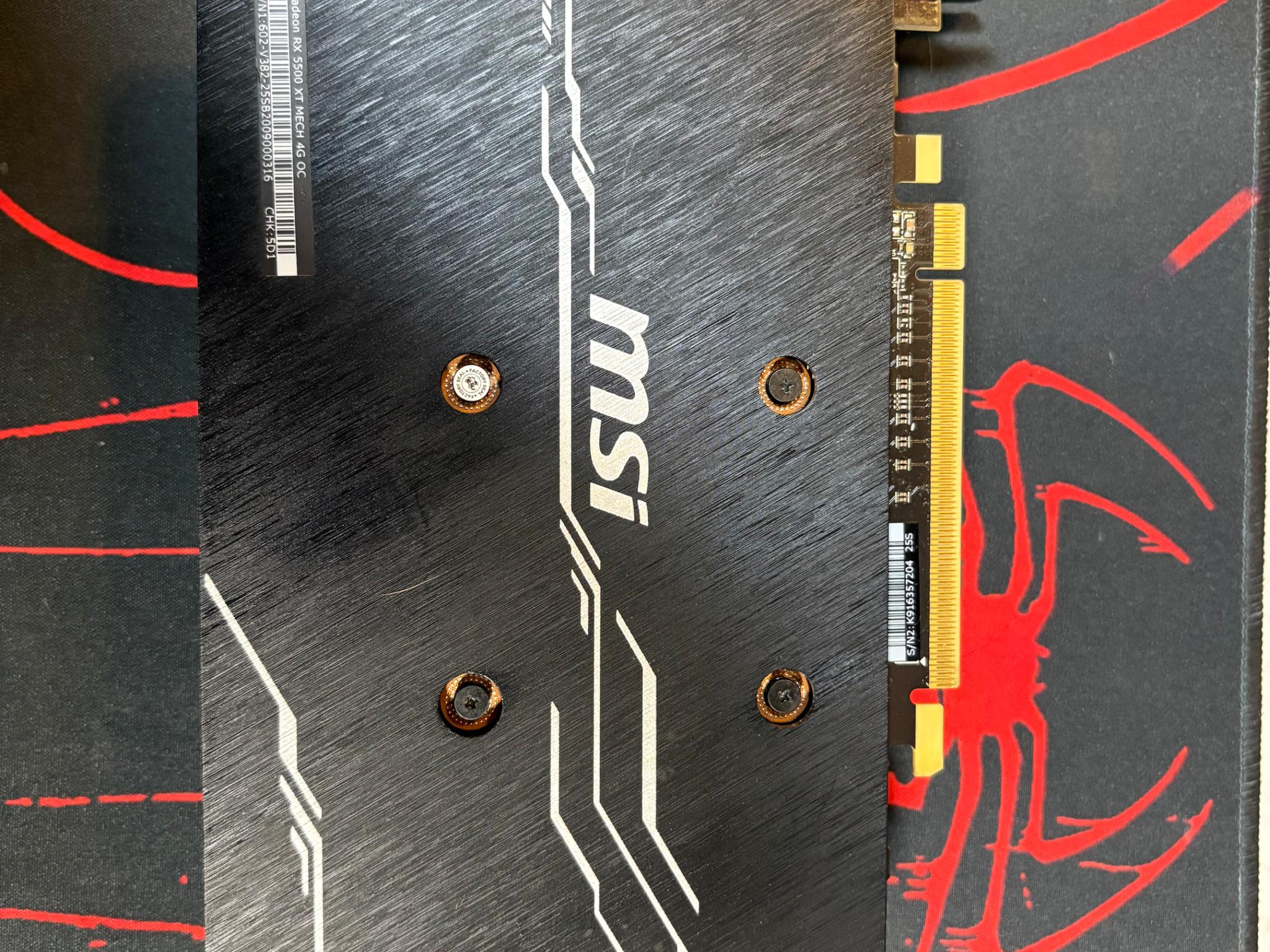 MSI RX 5500 cut Mech 4gb