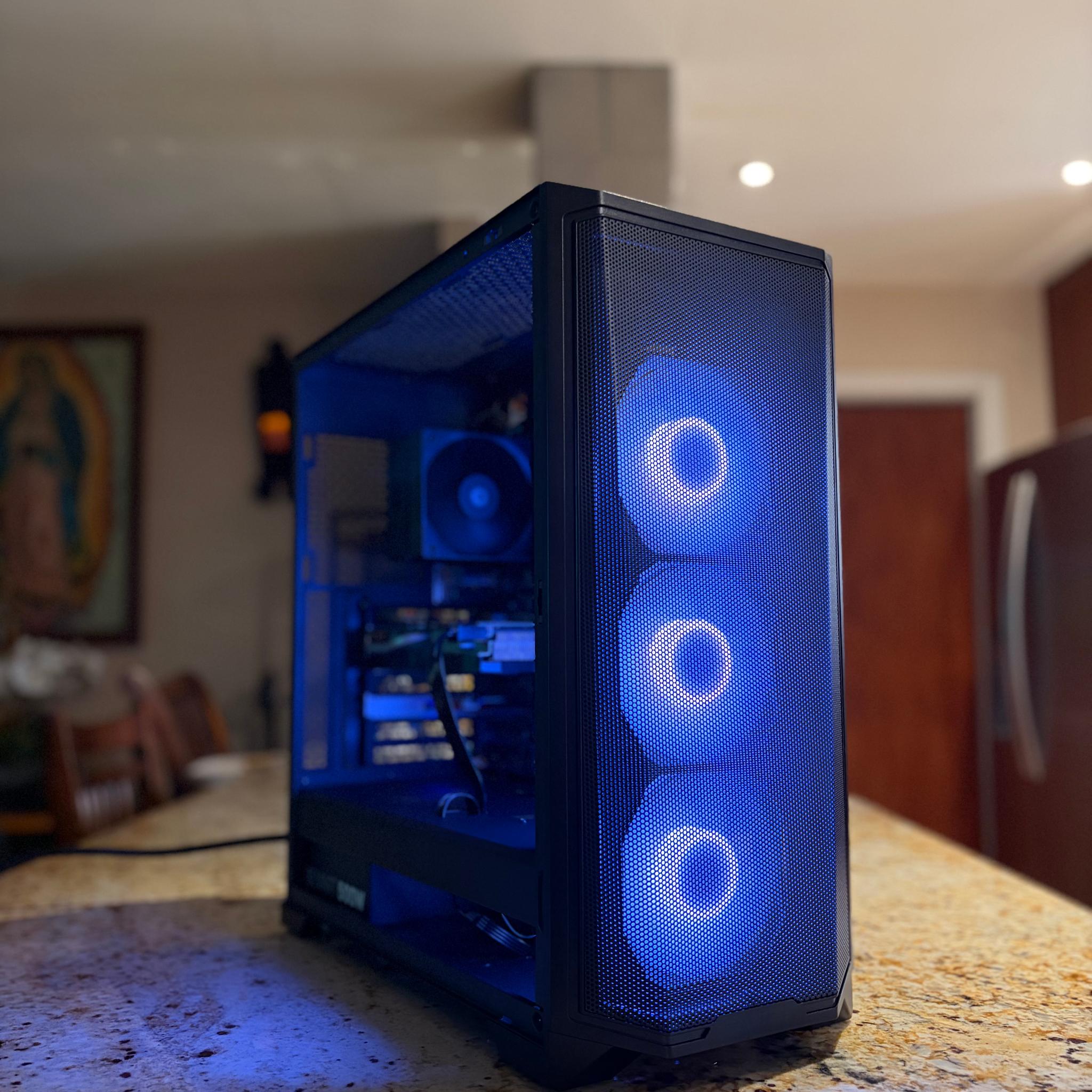 Black Gaming PC | 1660 Super 6GB | INTEL i7-7700 | 16GB RAM | 500GB SATA SSD | Wi-Fi + BT Pcie