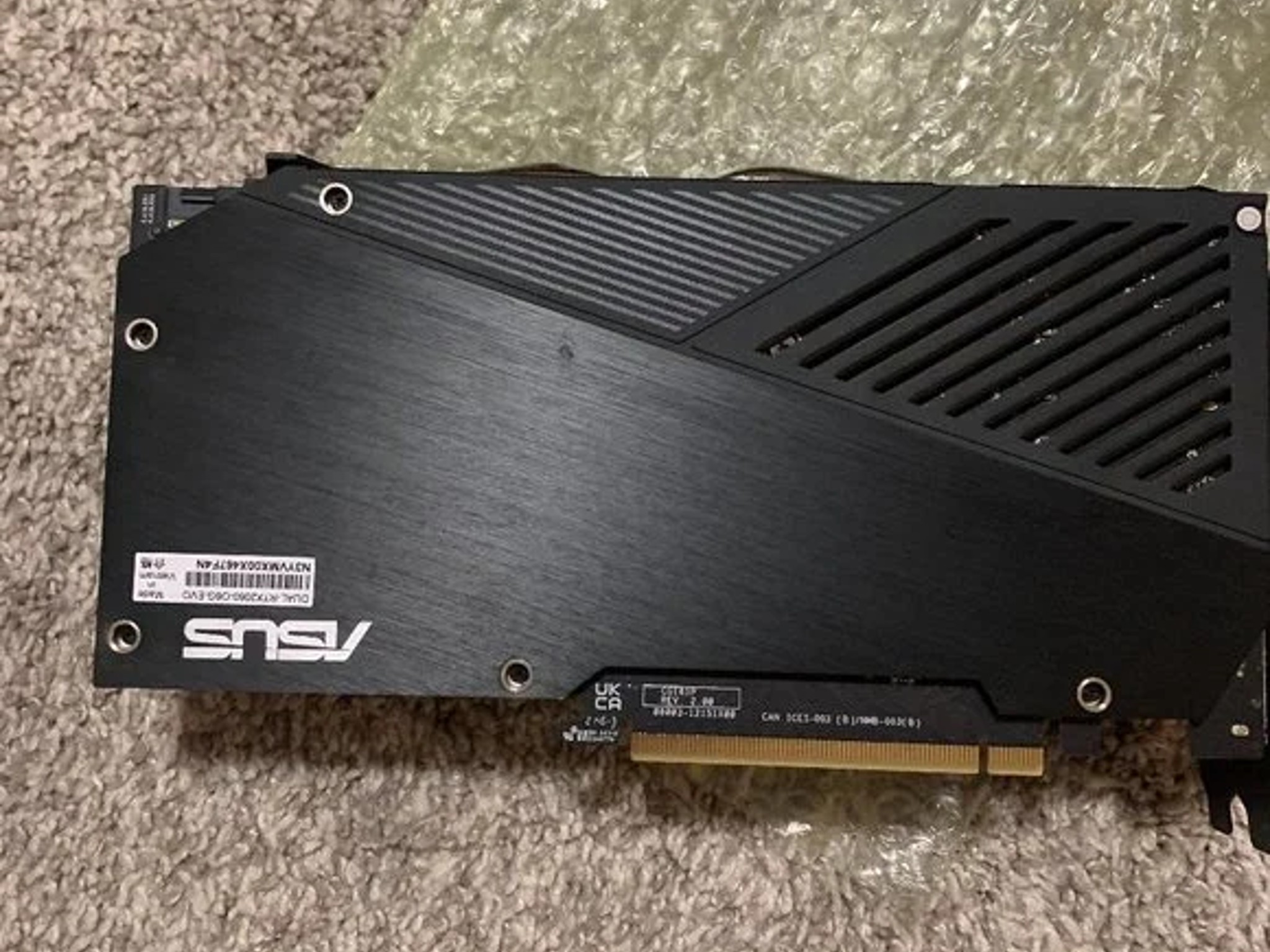 ASUS Nvidia 2060GPU, Lightly Used