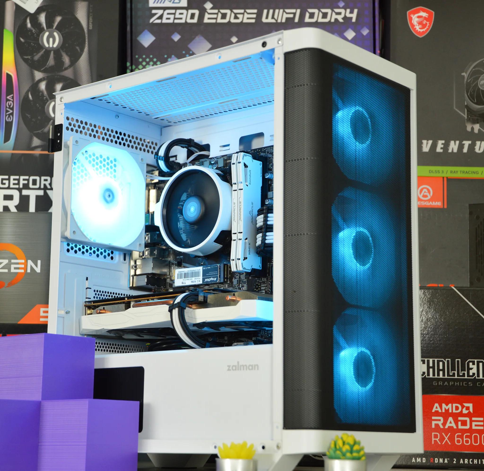 ☯️☯️| RX 6600XT 8GB | RYZEN 5 5500 | 16GB DDR4 RAM | 1TB NVME SSD | VaporWave |