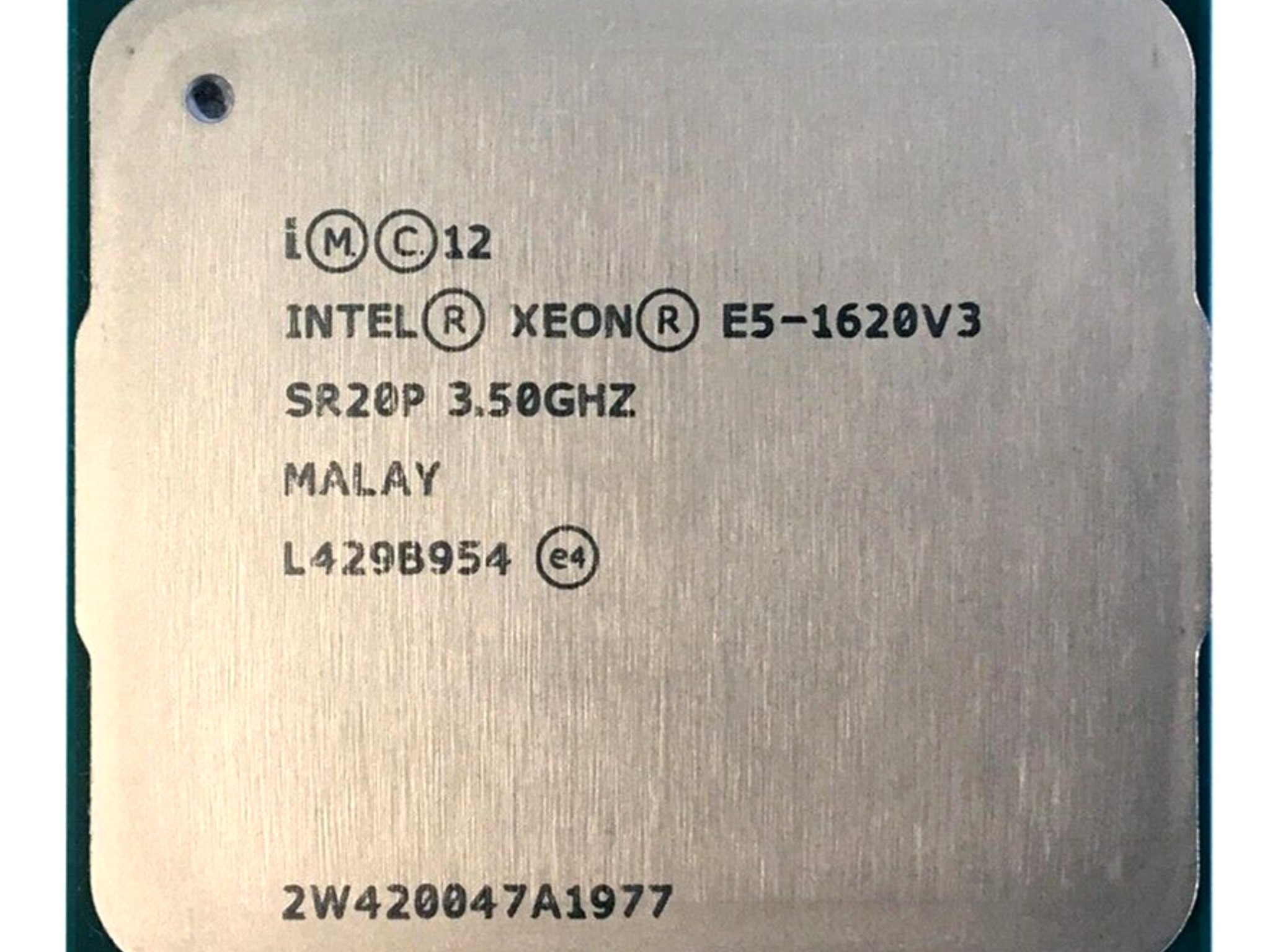 Intel Xeon E5-1620V3 Quad-Core 8-Thread Server CPU (10M Cache, 3.50GHz)