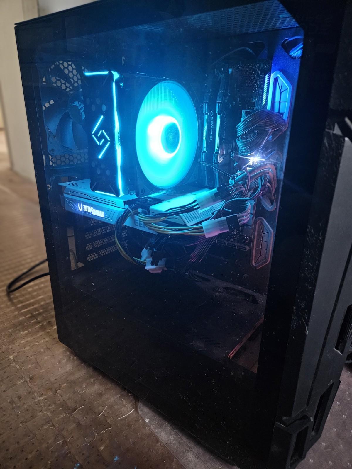 ABS Gaming pc Zotac White edition3060 ti i7-10700f 750w 32 gb ddr4