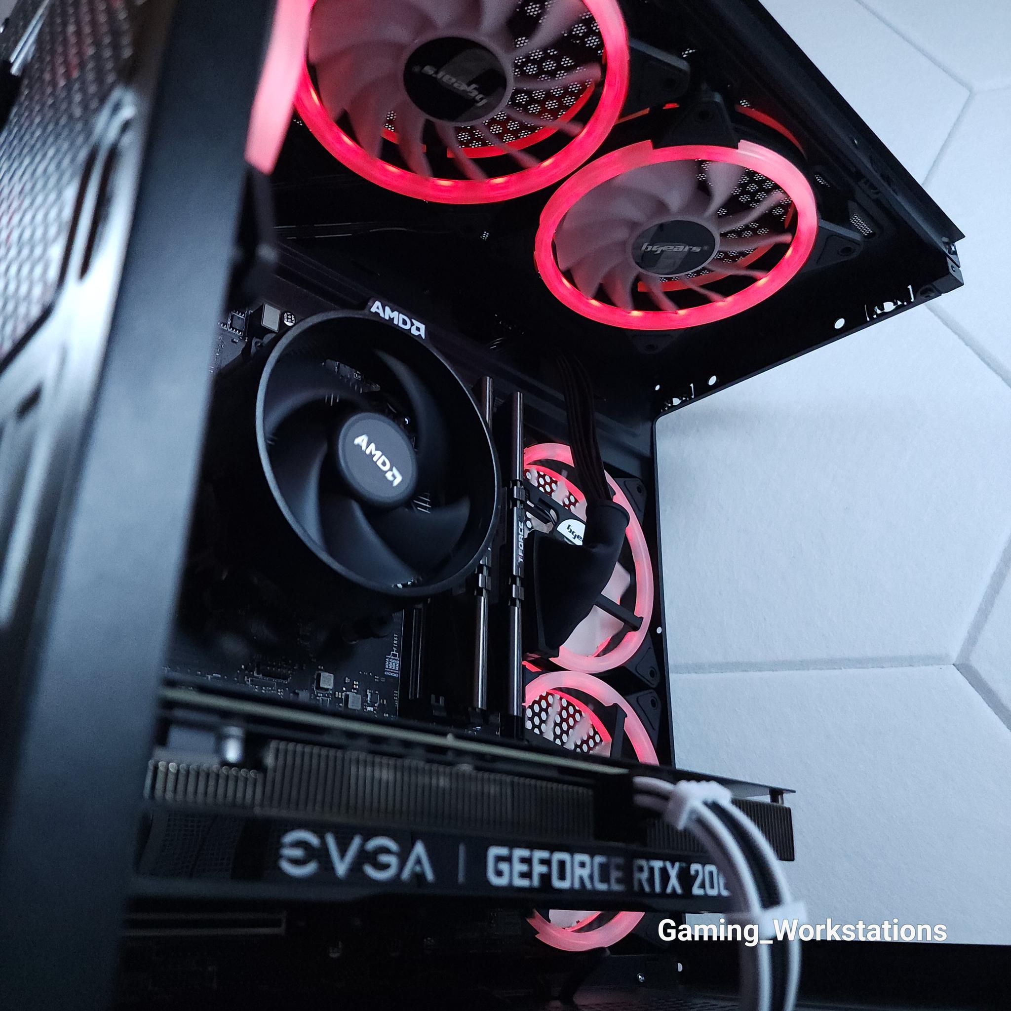 ❤️RTX 2060 12G || Ryzen 5 5500 || 16GB 3200MHz || 1TB M.2 SSD || 1080p Gaming Computer