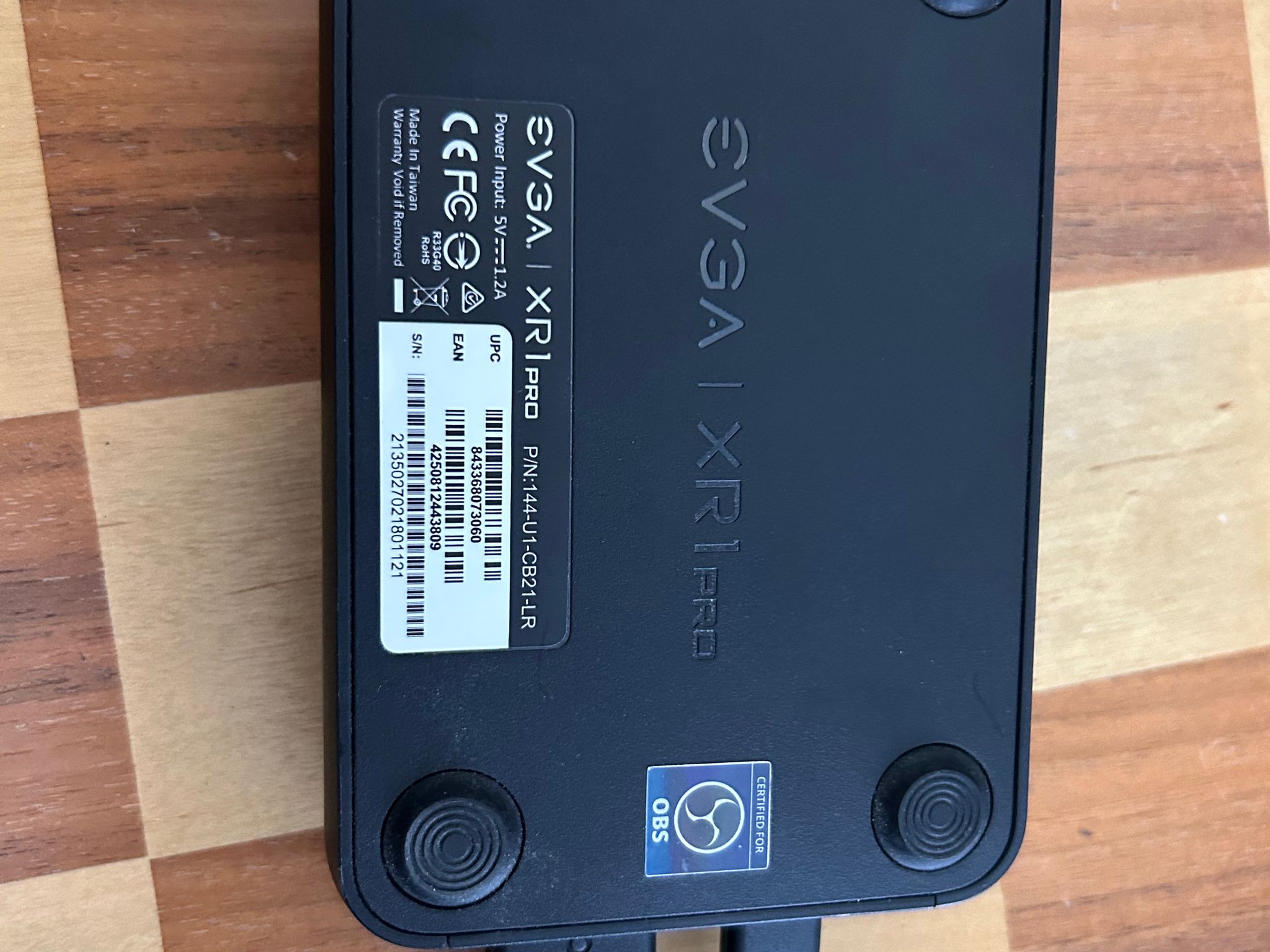 EVGA XR1 Pro USB HDMI Capture Device