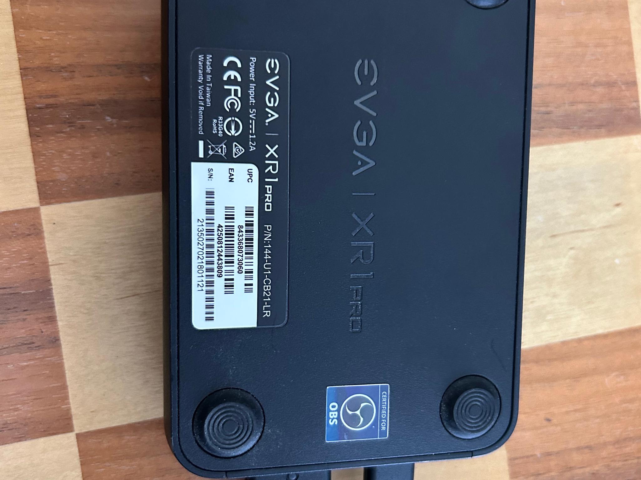 EVGA XR1 Pro USB HDMI Capture Device