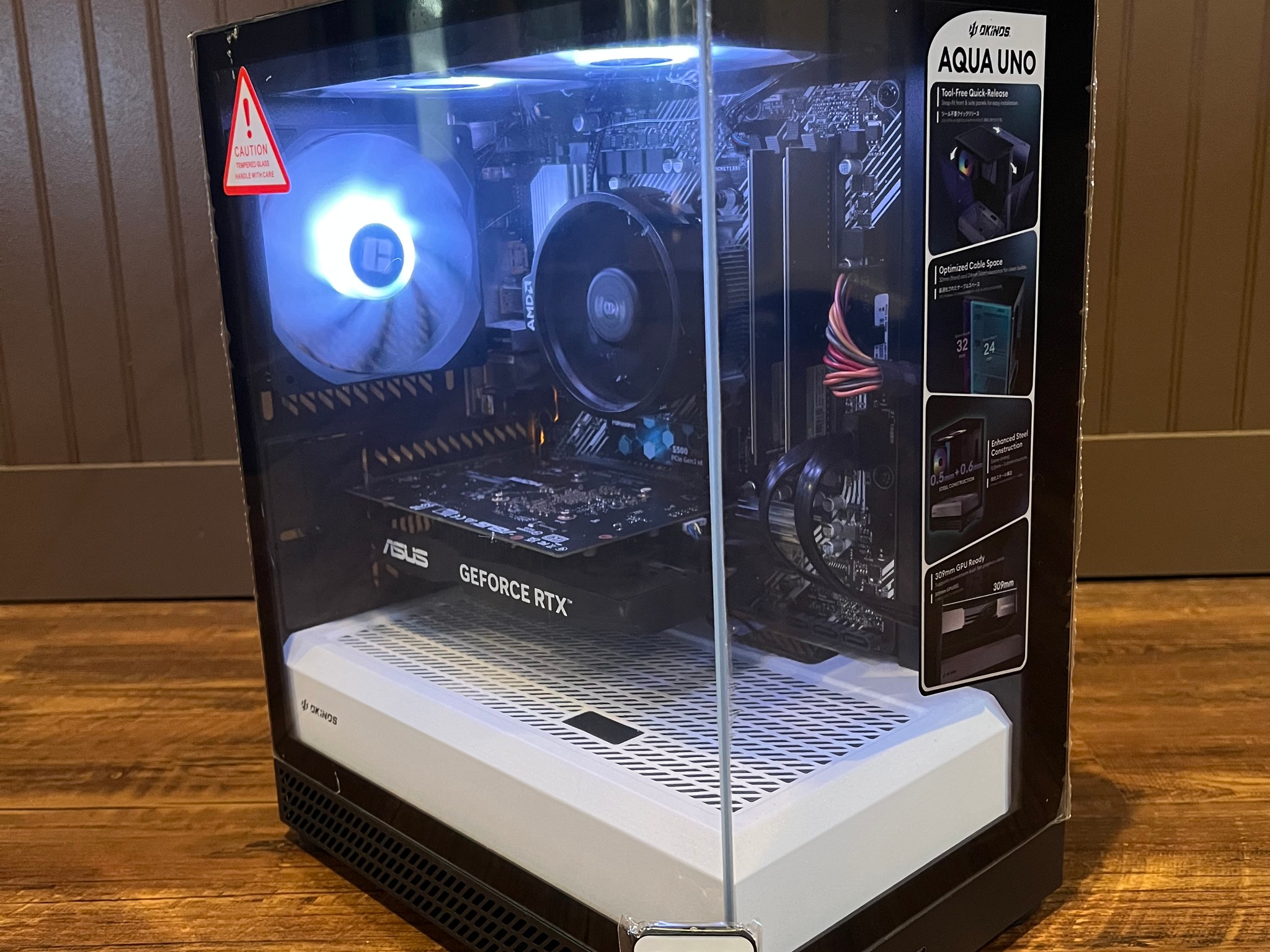 Starter Gaming PC / Ryzen 5 5500 / RTX 3050 / 16GB RAM / 512GB M.2 SSD