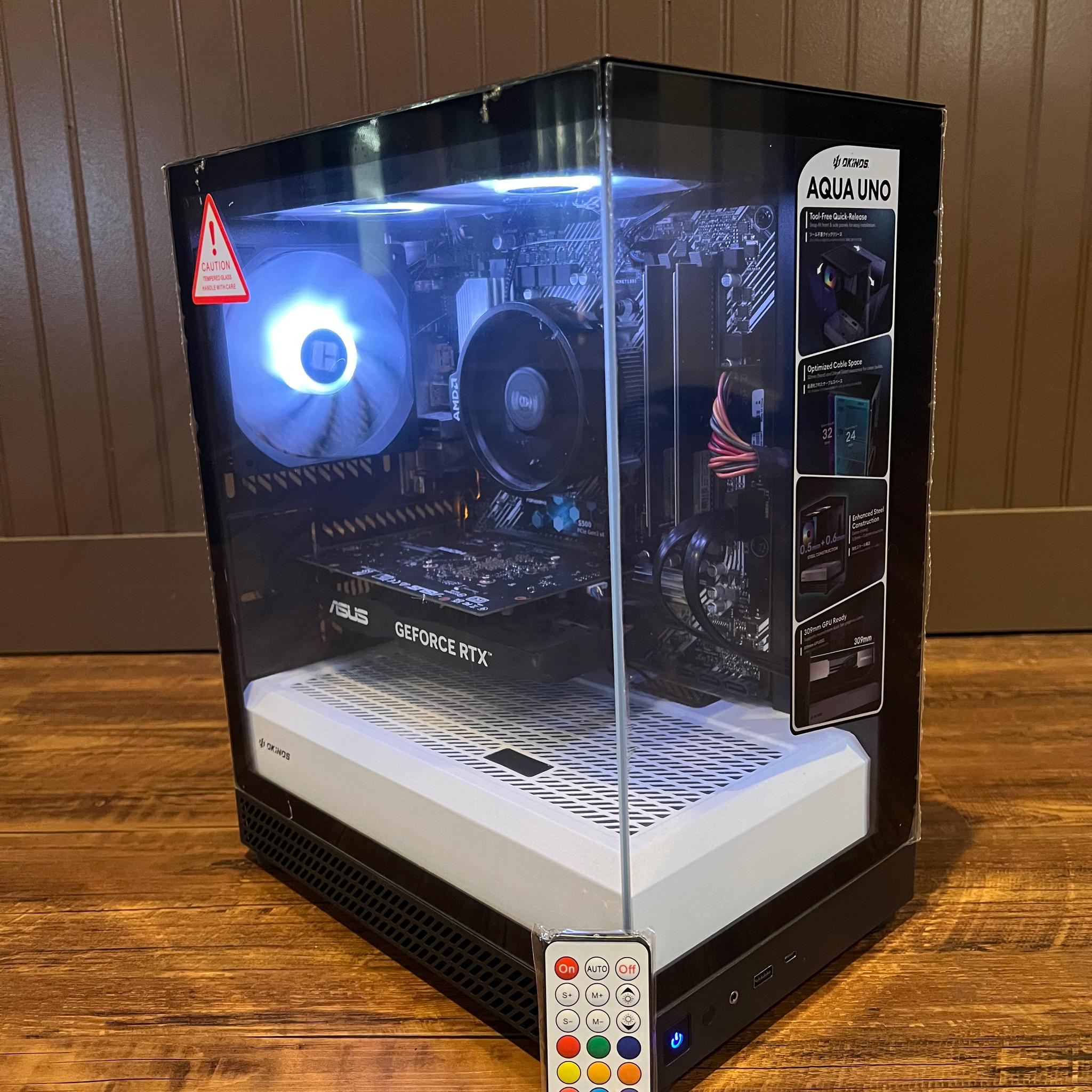 Starter Gaming PC / Ryzen 5 5500 / RTX 3050 / 16GB RAM / 512GB M.2 SSD