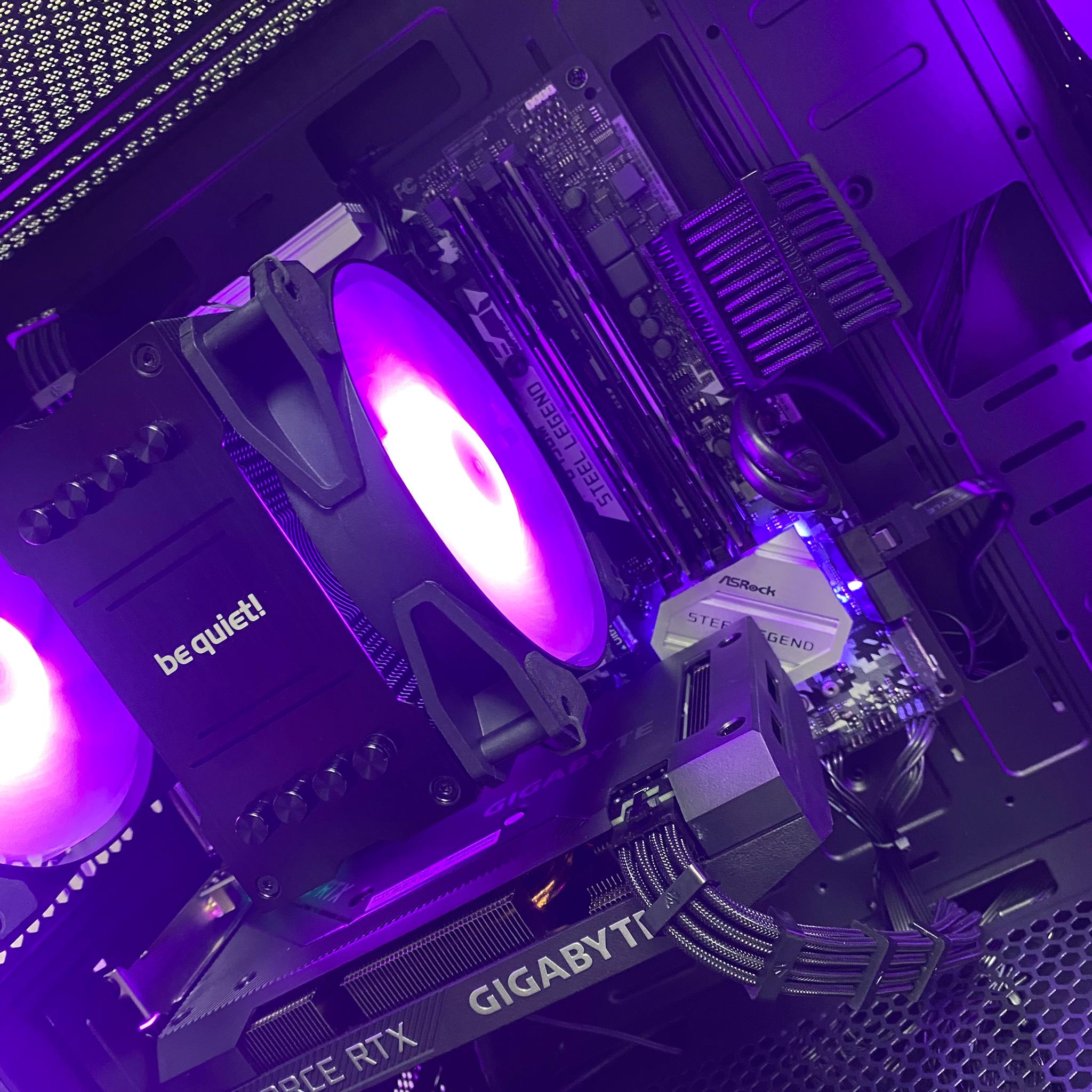 🖤Ryzen 5/32GB/1TB/RX3060 12Gb 🖤Night Shadow🖤 All New Parts