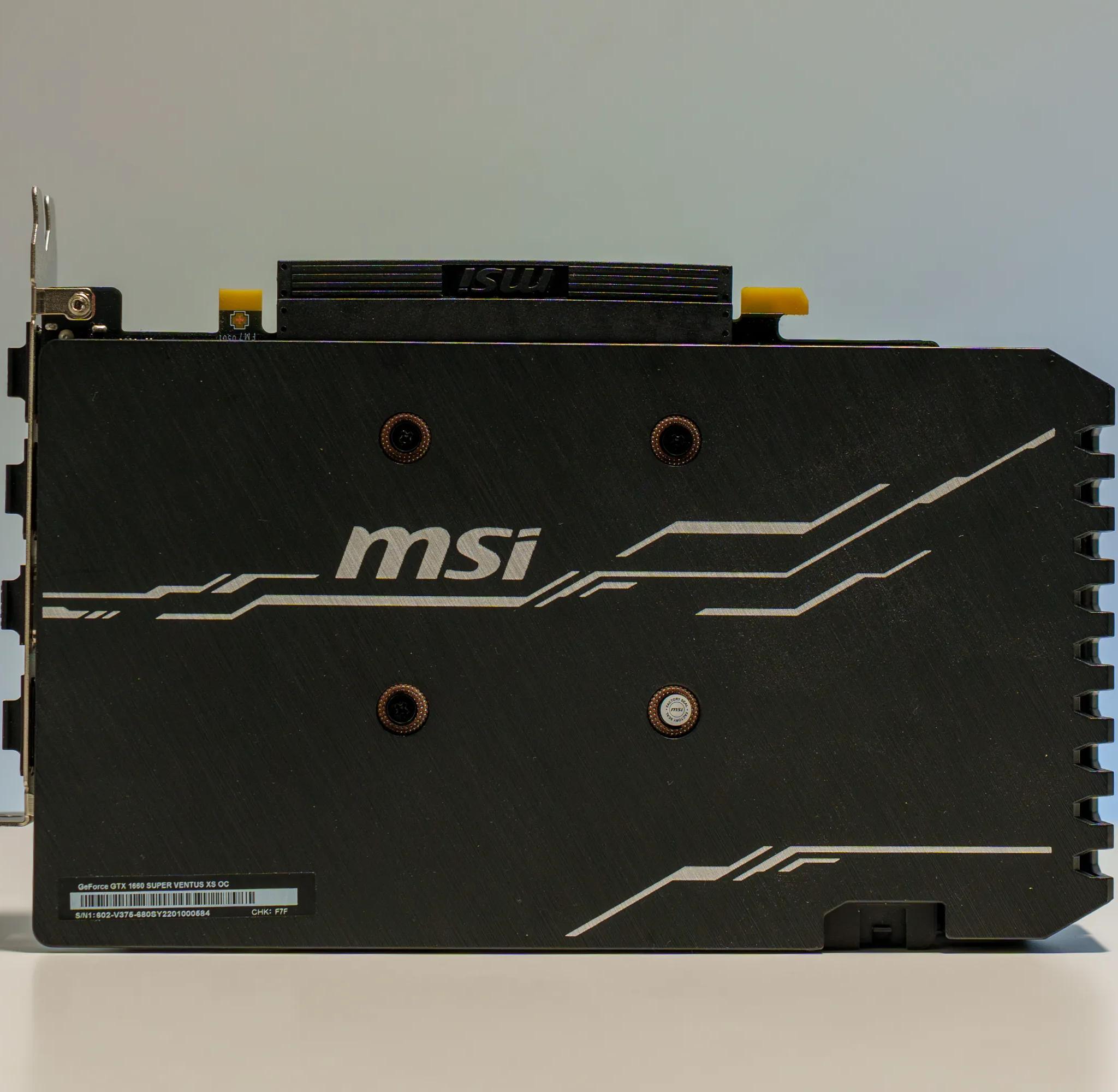 MSI GeForce GTX 1660 Super Ventus XS OC