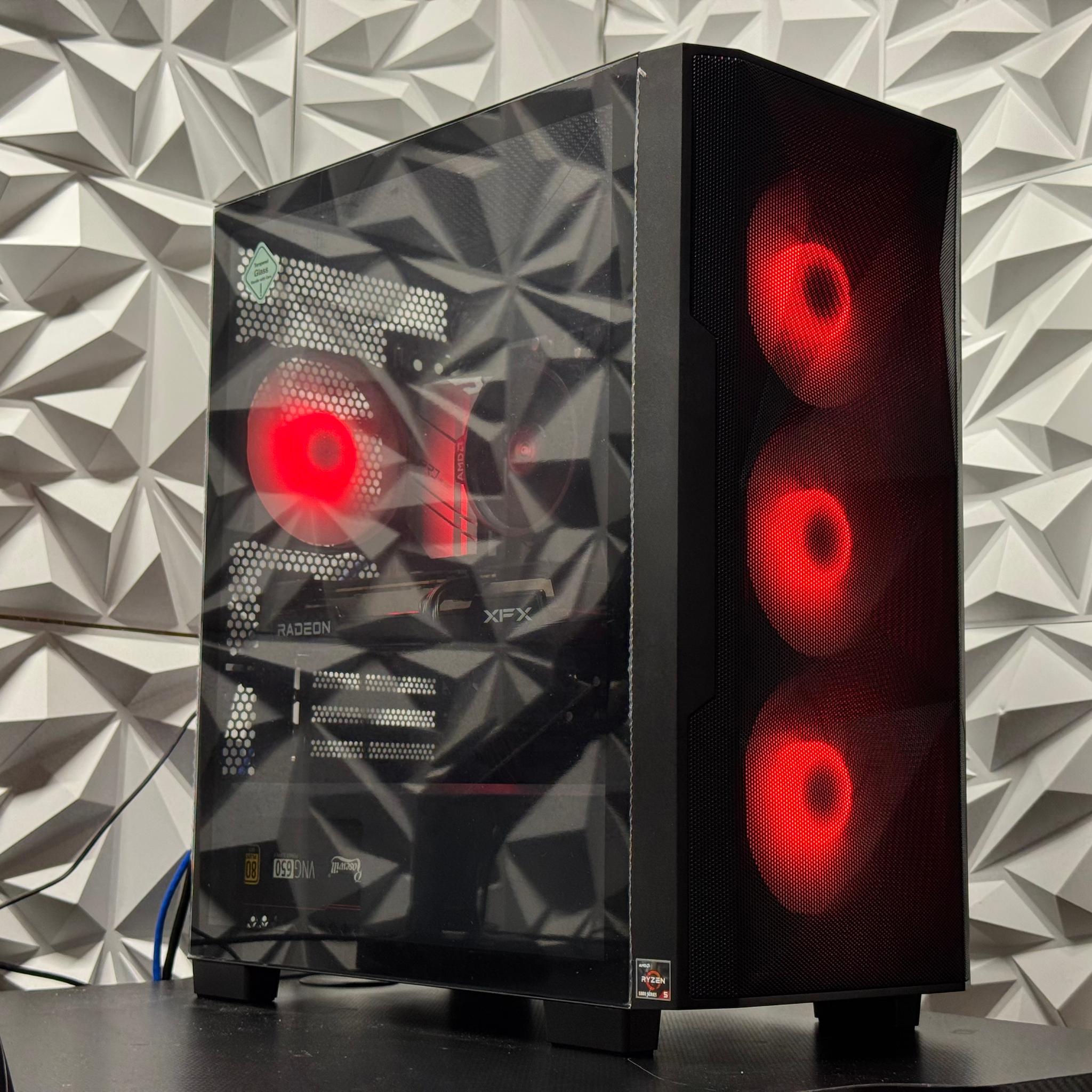 RX 6600 / Ryzen 5 5500 / 16GB DDR4 RAM / 512GB SSD / Gaming pc