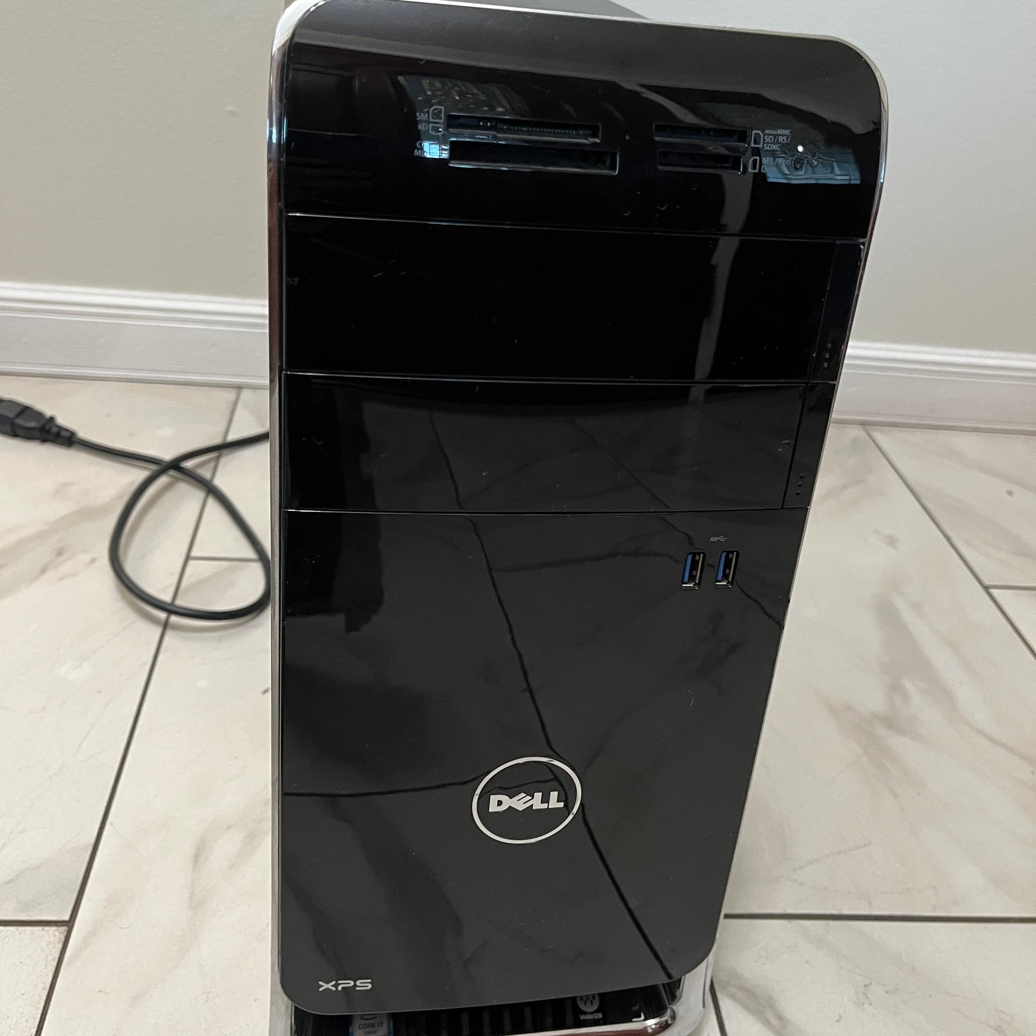 NVIDIA RTX 2060, Intel i7-6700, 16GB RAM, 750 GB Storage - Dell Gaming PC w/Wi-Fi, BT