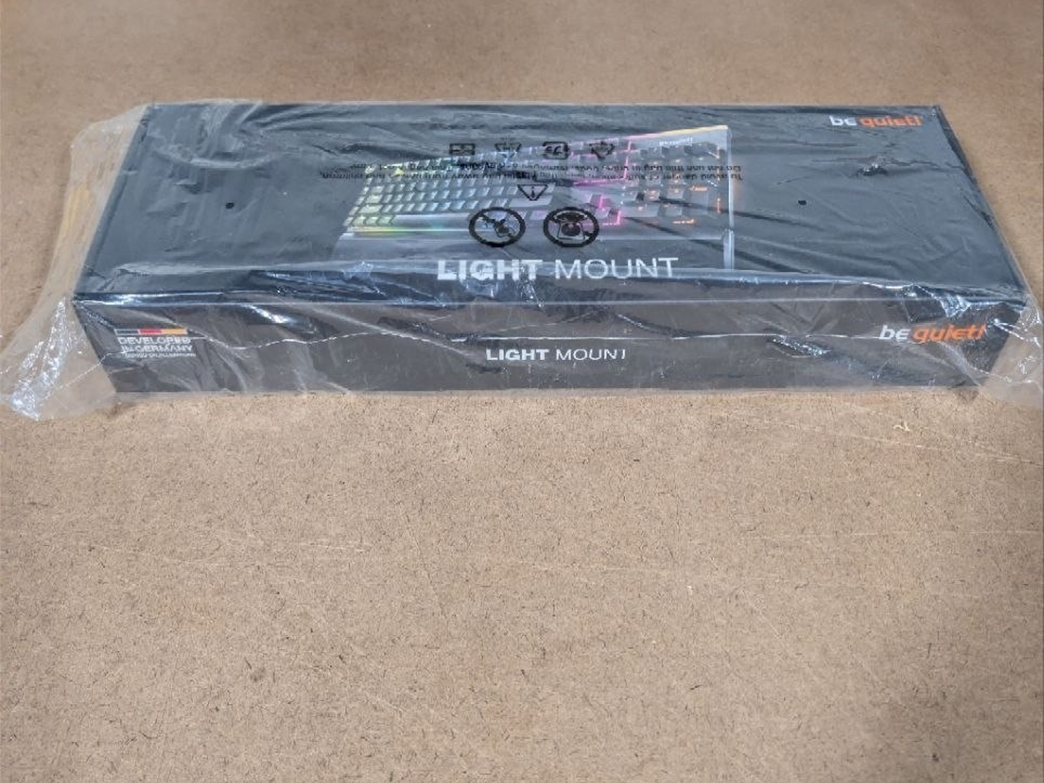 Be Quiet! Light Mount Silent Linear Mechanical Keyboard USB QWERTY