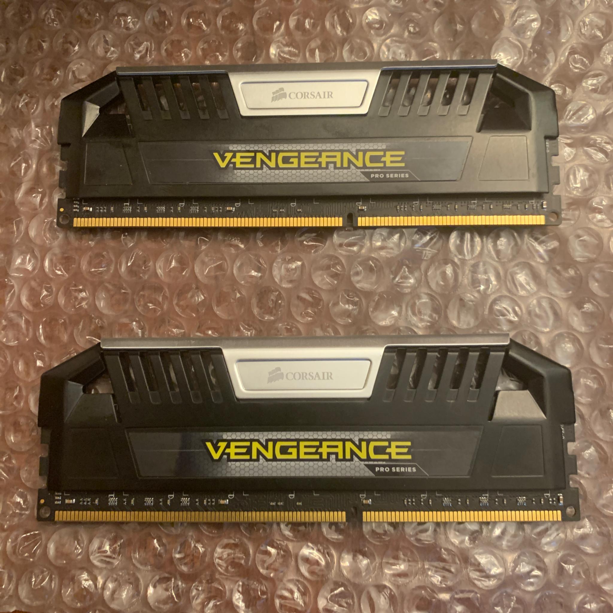 Black Corsair Vengeance LPX 16GB(2x8gb) 3000MHz DDR4 RAM